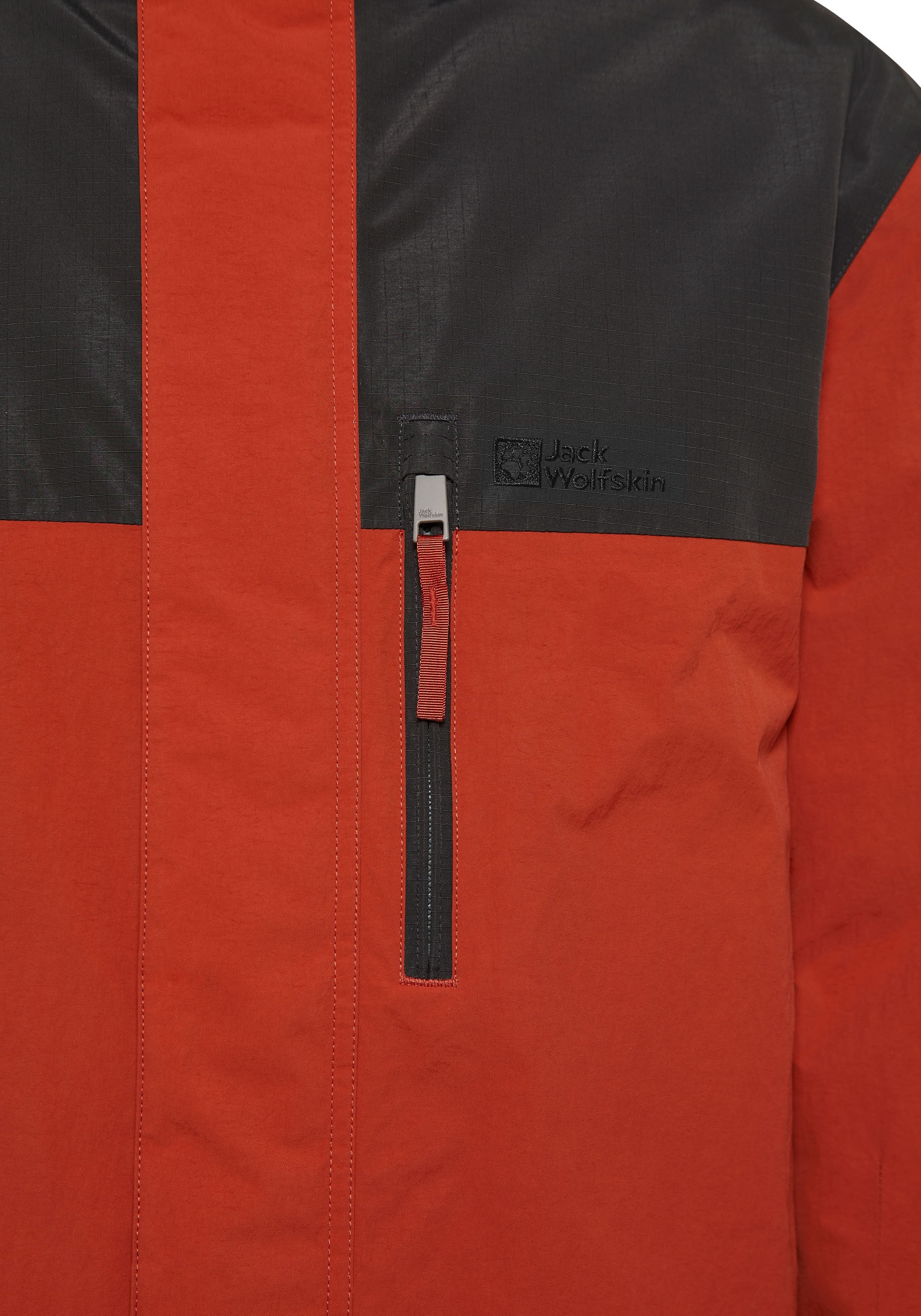 Jack Wolfskin Funktionsparka »GLETSCHERSEE«, mit Kapuze, Wärmend, wasserdicht, Übergangsjacke