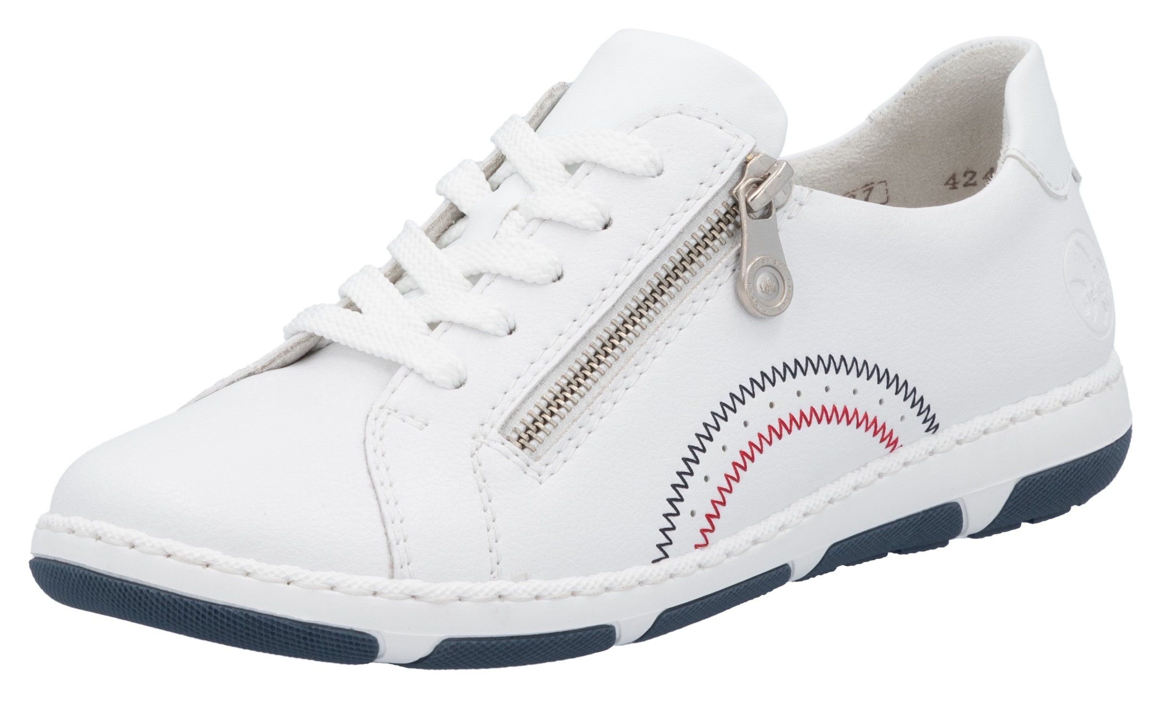 Image of Rieker Sneaker, Schnürschuh, Halbschuh, Freizeitschuh mit weichem Schaftrand