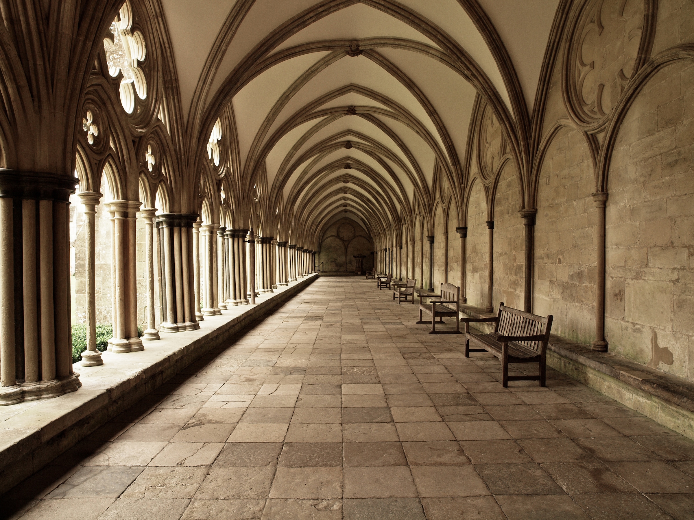 Image of Papermoon Fototapete "Cathedral Archway" glatt