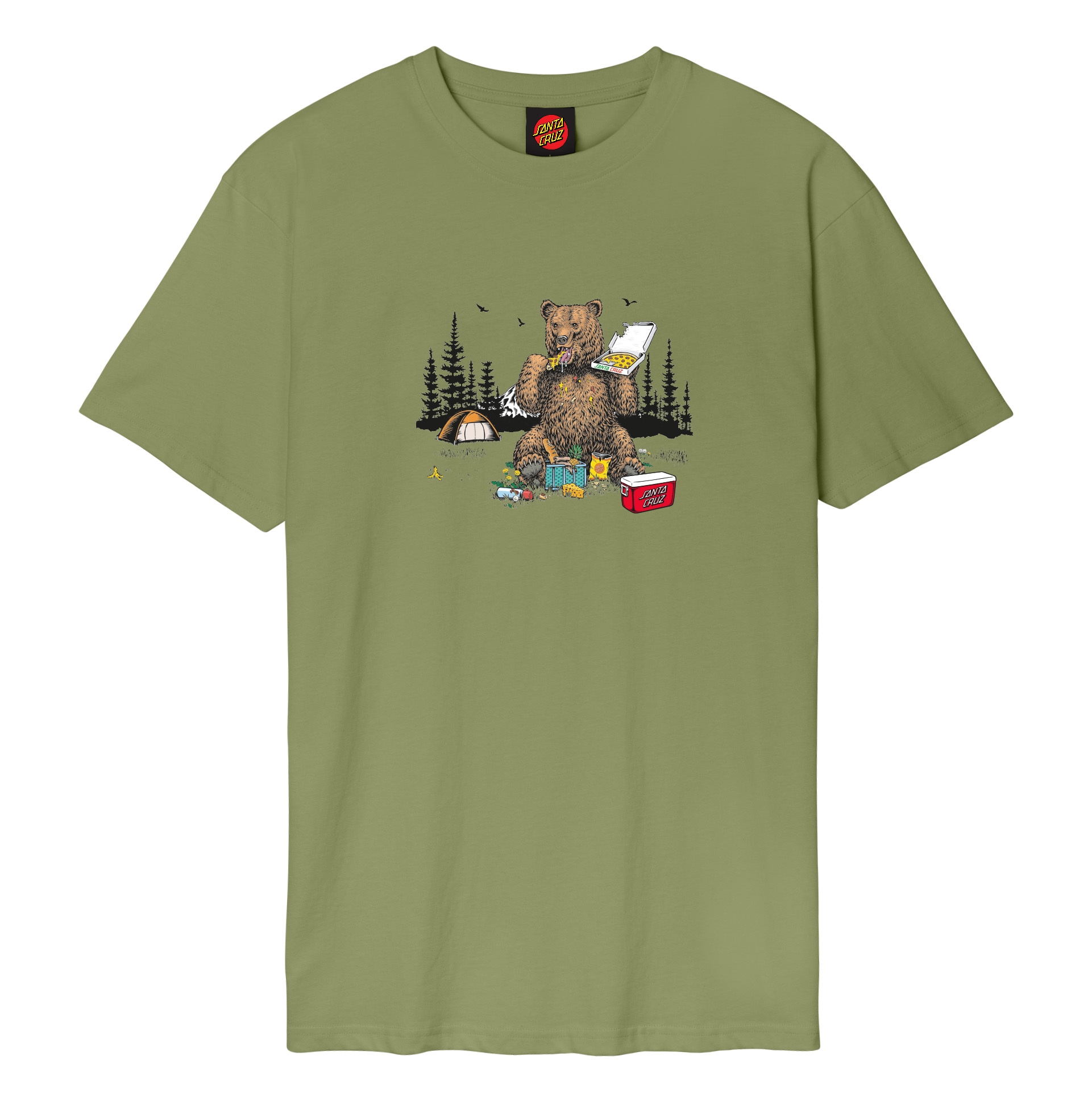 Santa Cruz T-Shirt »BRAUN PIZZA BEAR T-SHIRT«