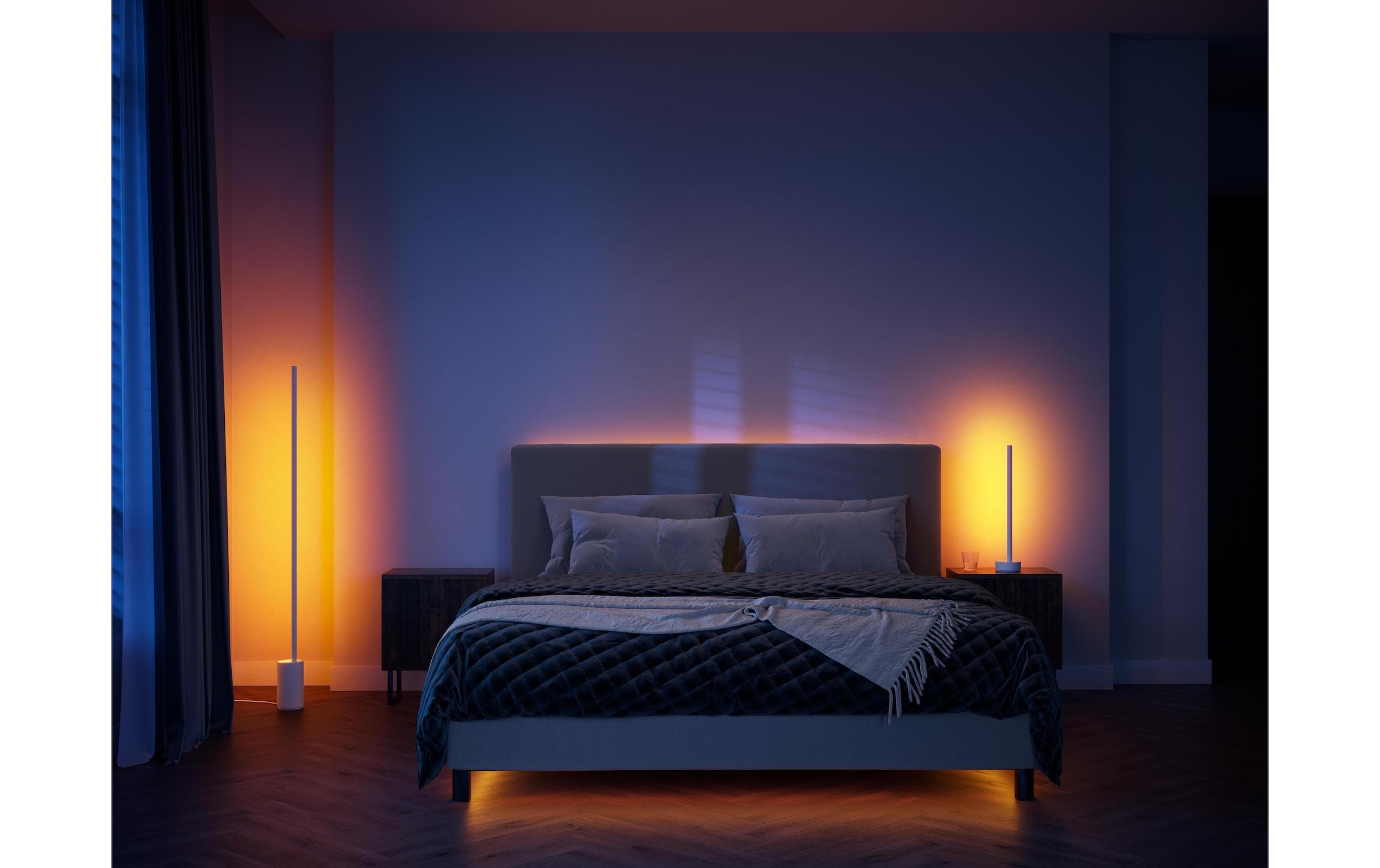 Philips Hue Lampadaire à LED »Gradient Signe inkl. DimmSwitch«