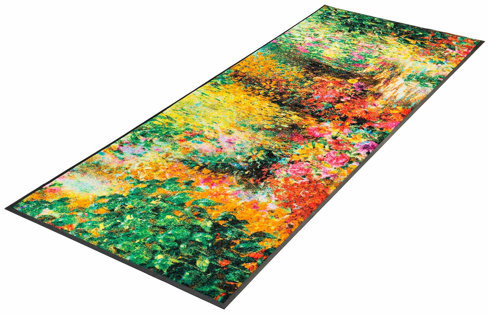 Image of wash+dry by Kleen-Tex Läufer »Primavera«, rechteckig, 7 mm Höhe, Schmutzfangläufer, rutschhemmend, waschbar, ideal in Diele & Flur bei Ackermann Versand Schweiz