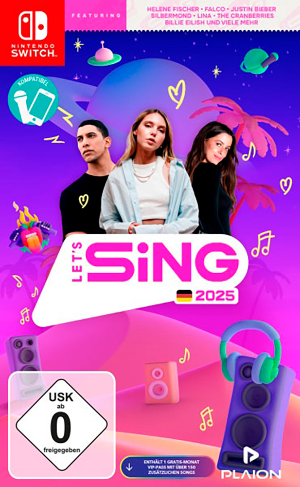 Ravenscourt Spielesoftware »Let's Sing 2025 German Version«, PlayStation 4