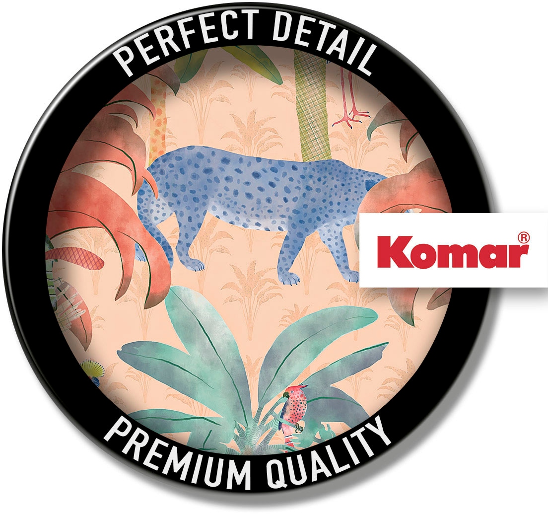 Komar Fototapete »Digitaldruck Vlies - Safari Pattern - Grösse 300 x 250 cm«, bedruckt, Wohnzimmer, Schlafzimmer