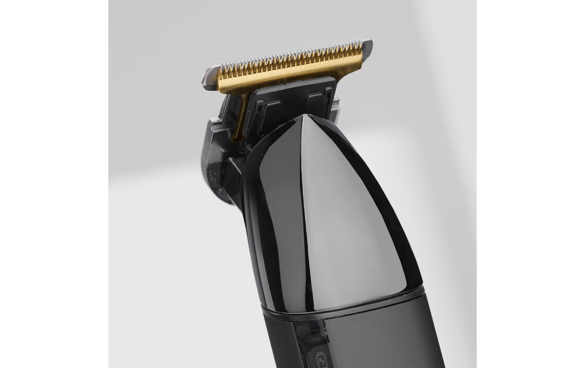 BaByliss Tondeuse à barbe »BaByliss Super-X Metal Barttrimmer, Bartschneider, wasserdicht, T996E« 2 Aufsätze Japanischer Stahl, 2 Kammaufsätze mit 6 Positionen 1–6mm, kabellos