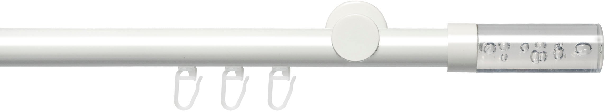 Image of Liedeco Gardinenstange "Innenlaufgarnitur 20 mm Power Zylinder Acryl" Ø 2 mm 1 läufig-läufig Fixmass Gardinenstange Komplett