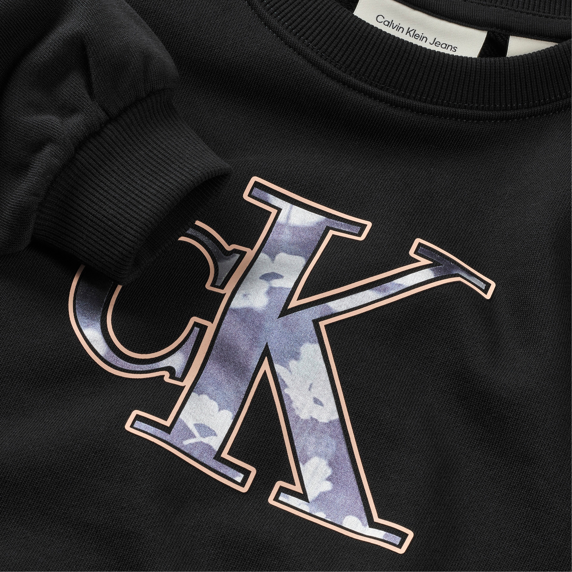 Calvin Klein Jeans Sweatshirt »FILLED MONOLOGO TERRY CREW NECK«, für Kinder bis 16 Jahre, mit grossem Logo-Druck