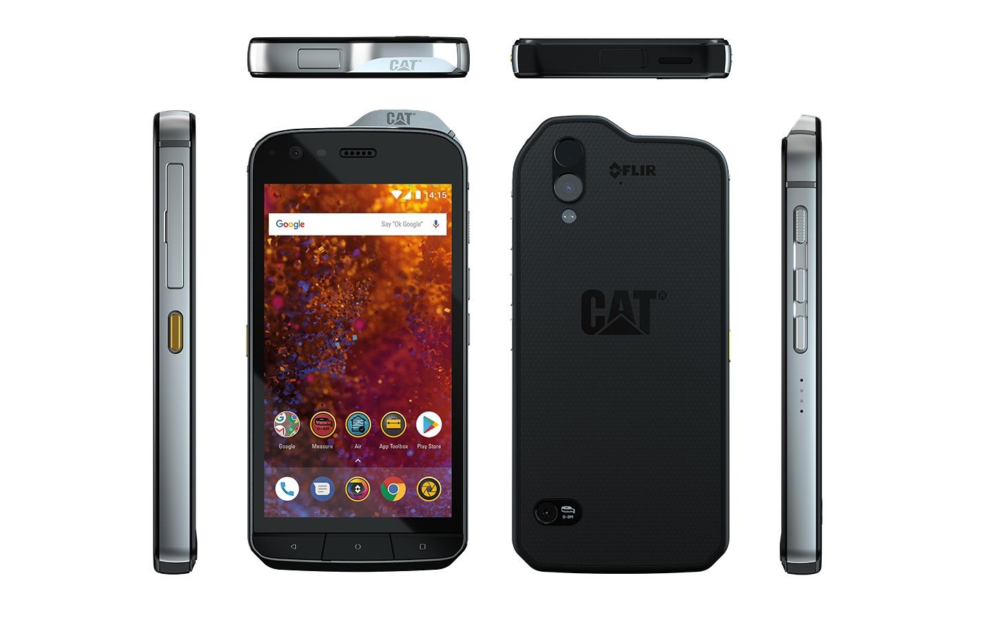CAT Smartphone »S61«, schwarz, 13,21 cm/5,2 Zoll, 64 GB Speicherplatz, 16 MP Kamera