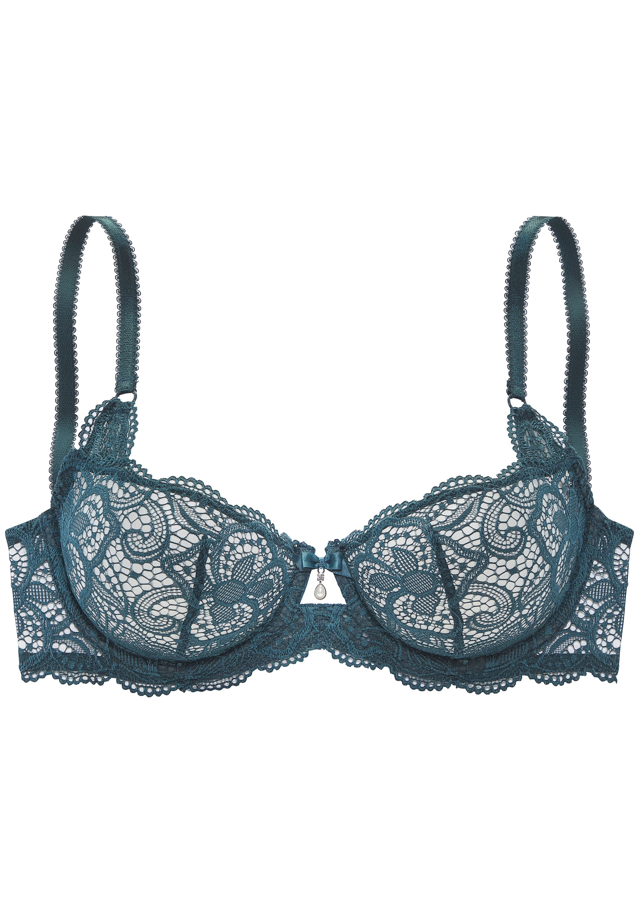 LASCANA Bügel-BH »Nikoletta« aus floraler Stickereispitze, sexy Dessous
