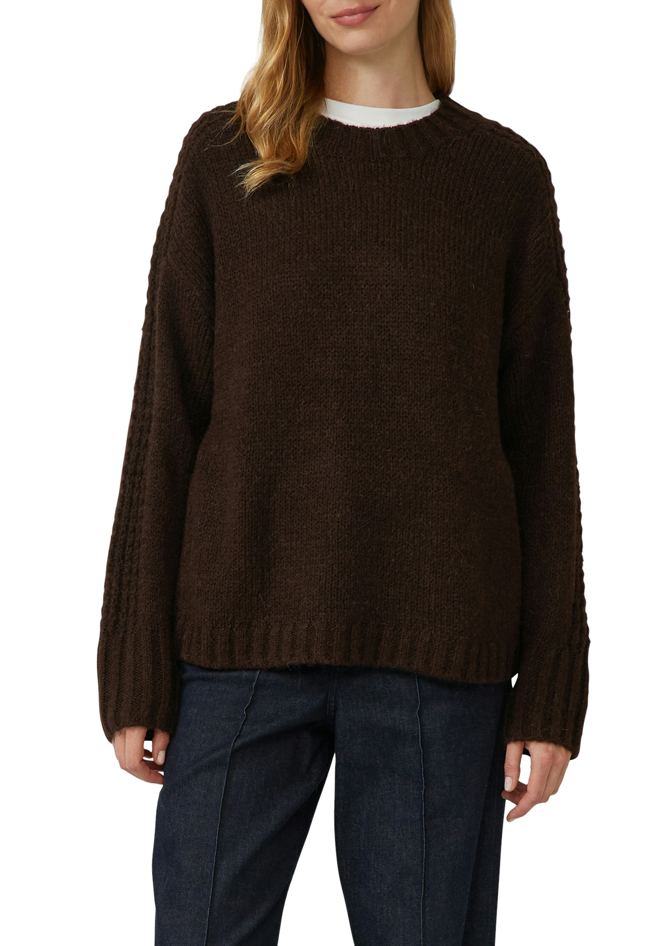 s.Oliver Pull en tricot avec bord-côte côtelé