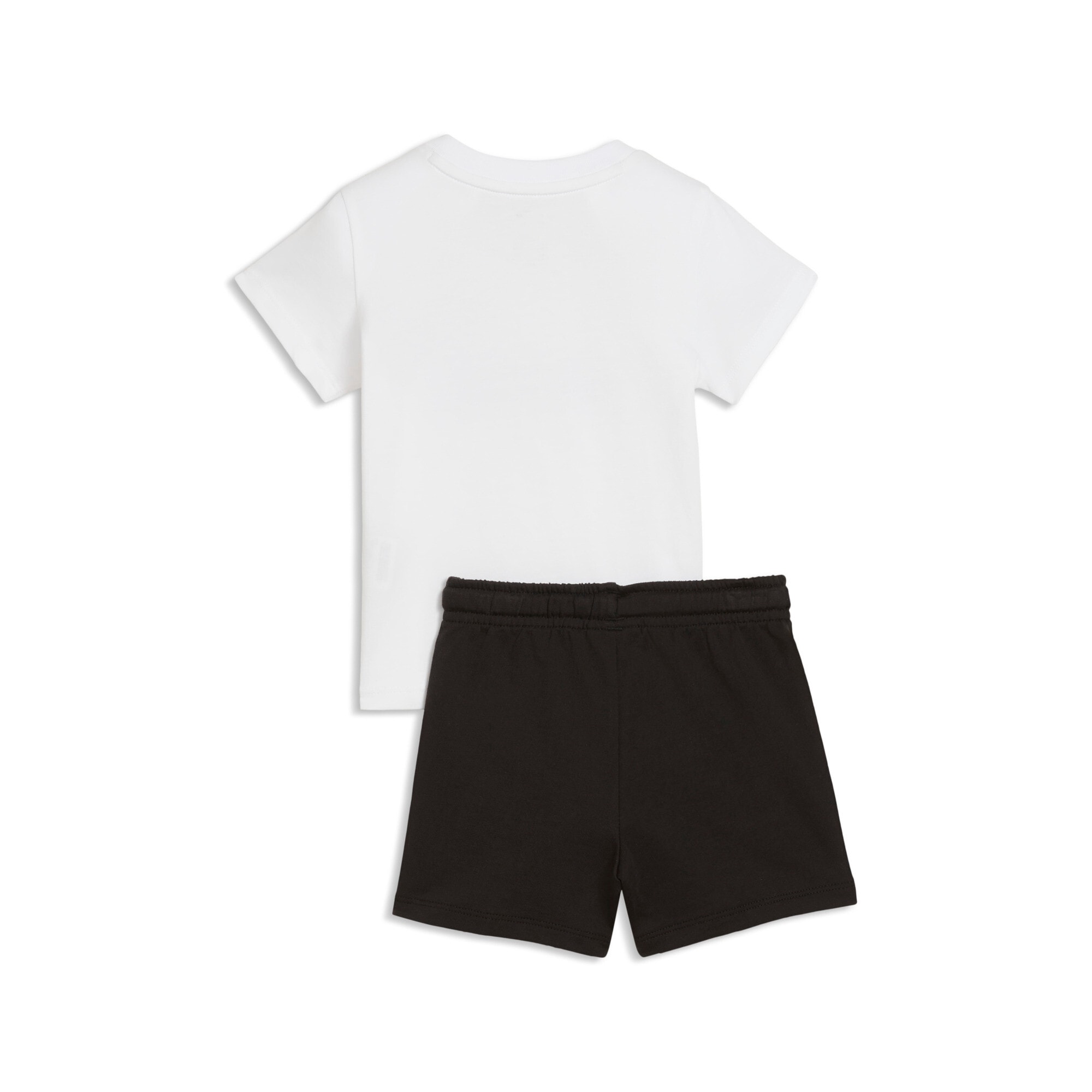 PUMA Trainingsanzug »MINICATS ESS TEE AND SHORTS SET INF« 2 tlg. zweiteiliges Set, für Kinder, mit Rundhalsausschnitt, Regular Fit