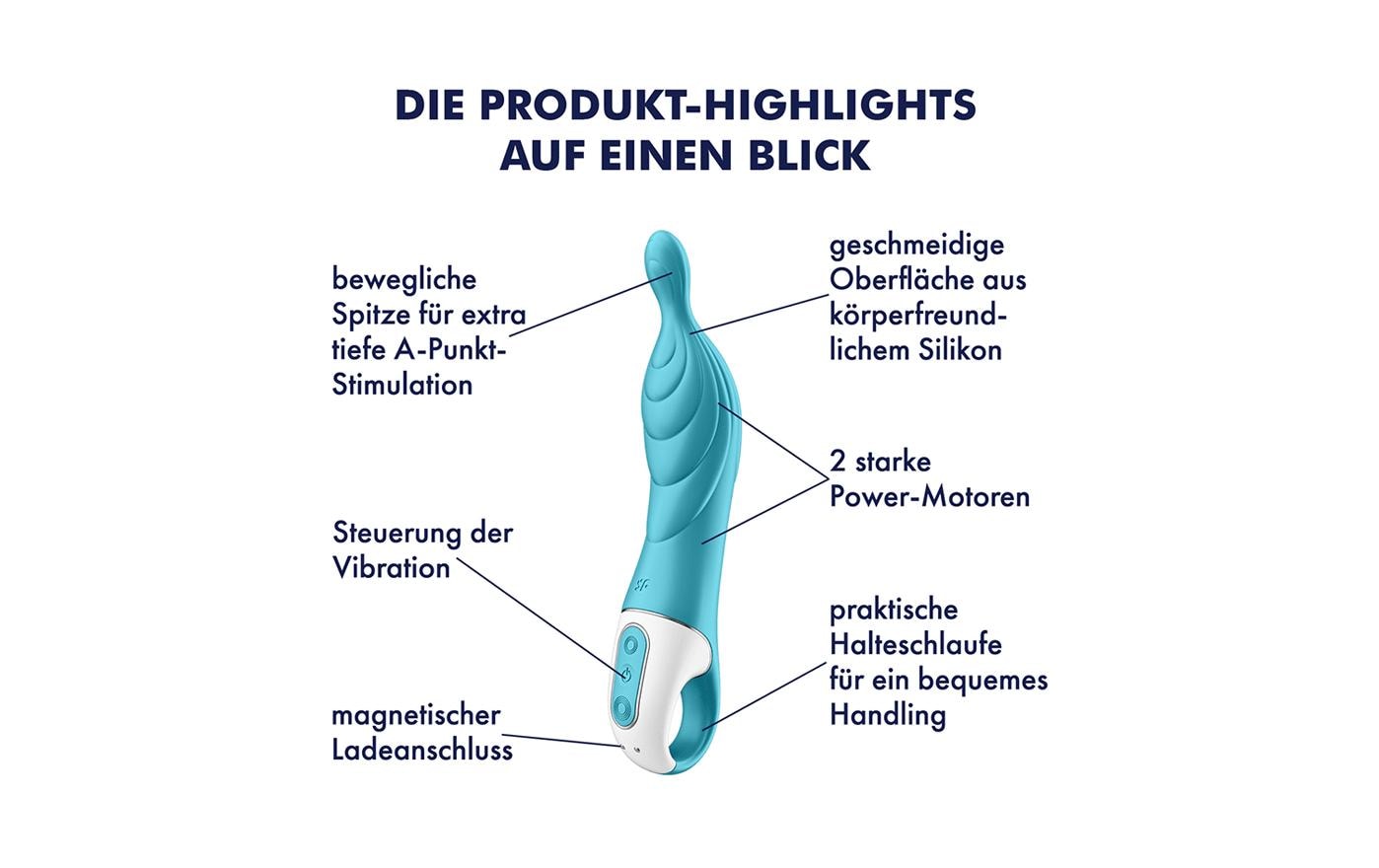 Satisfyer Vibrator »A-Mazing 2 türki«, (1 tlg.)