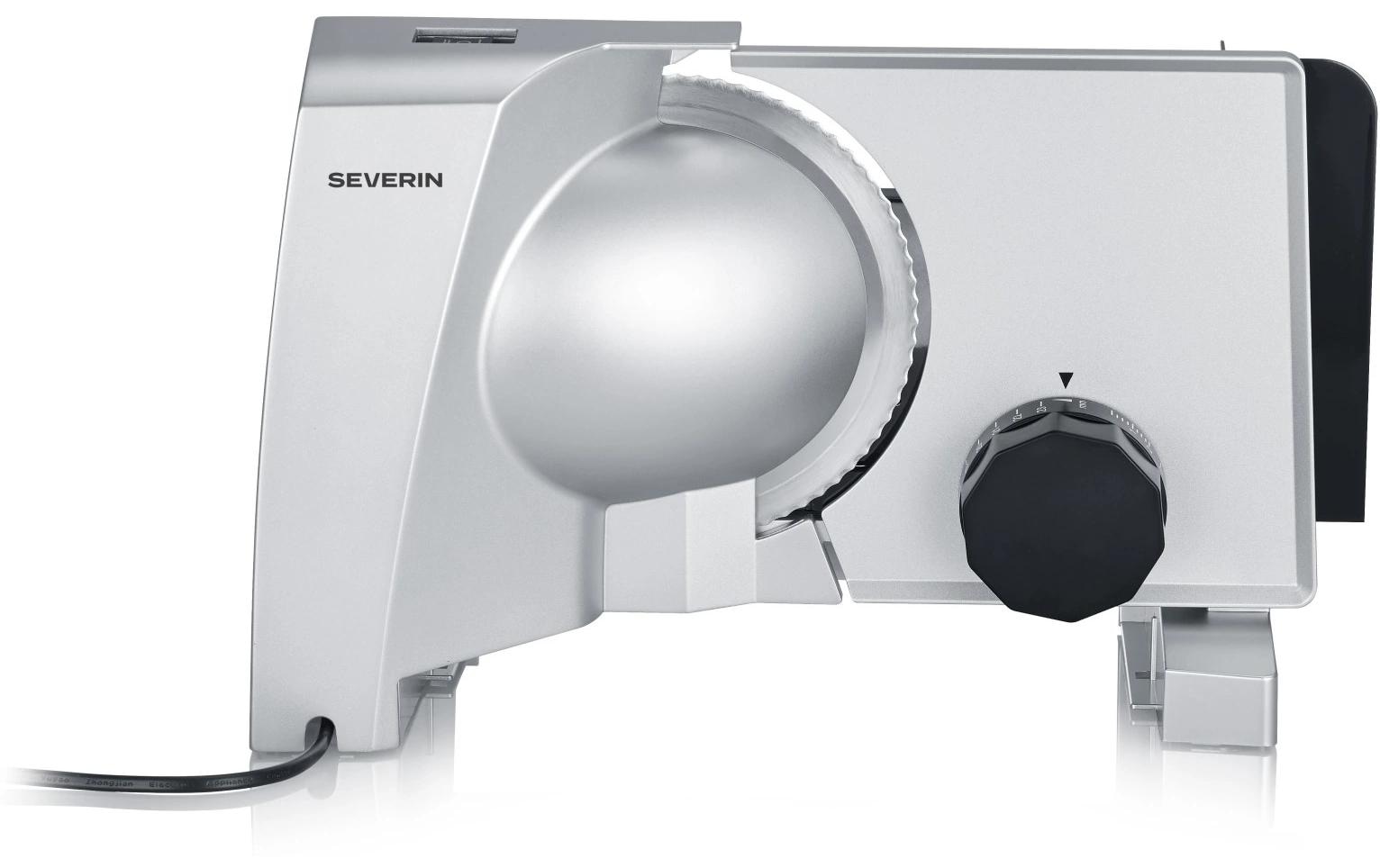 Severin Allesschneider »AS 3917« 130 W Fingerschutz, Brotschneidemaschine Schnittstärke stufenlos einstellen