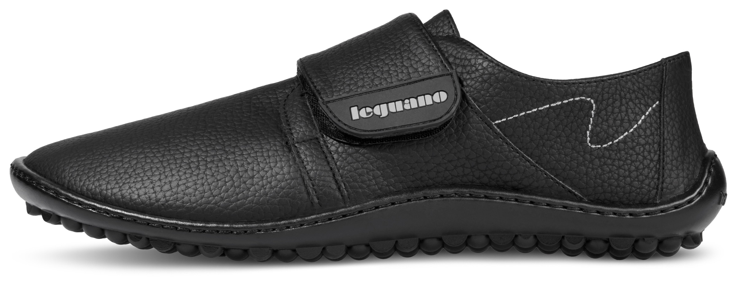Leguano Chaussures pieds nus »NERON«  chaussure à scratch, chaussure confortable, flats avec fermeture pratique à scratch