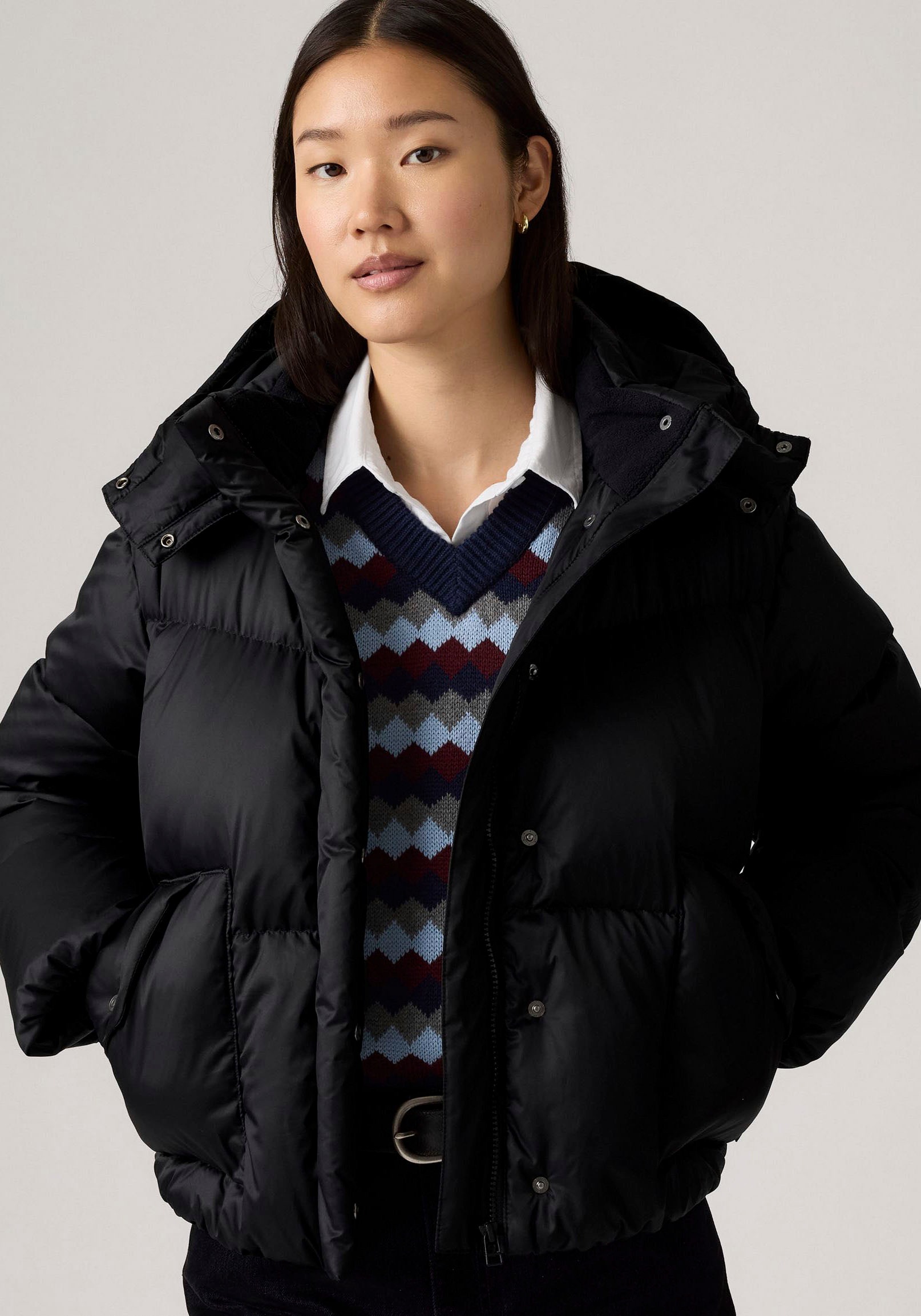 Levi's® Steppjacke, mit Kapuze, mit abnehmbarer Kapuze