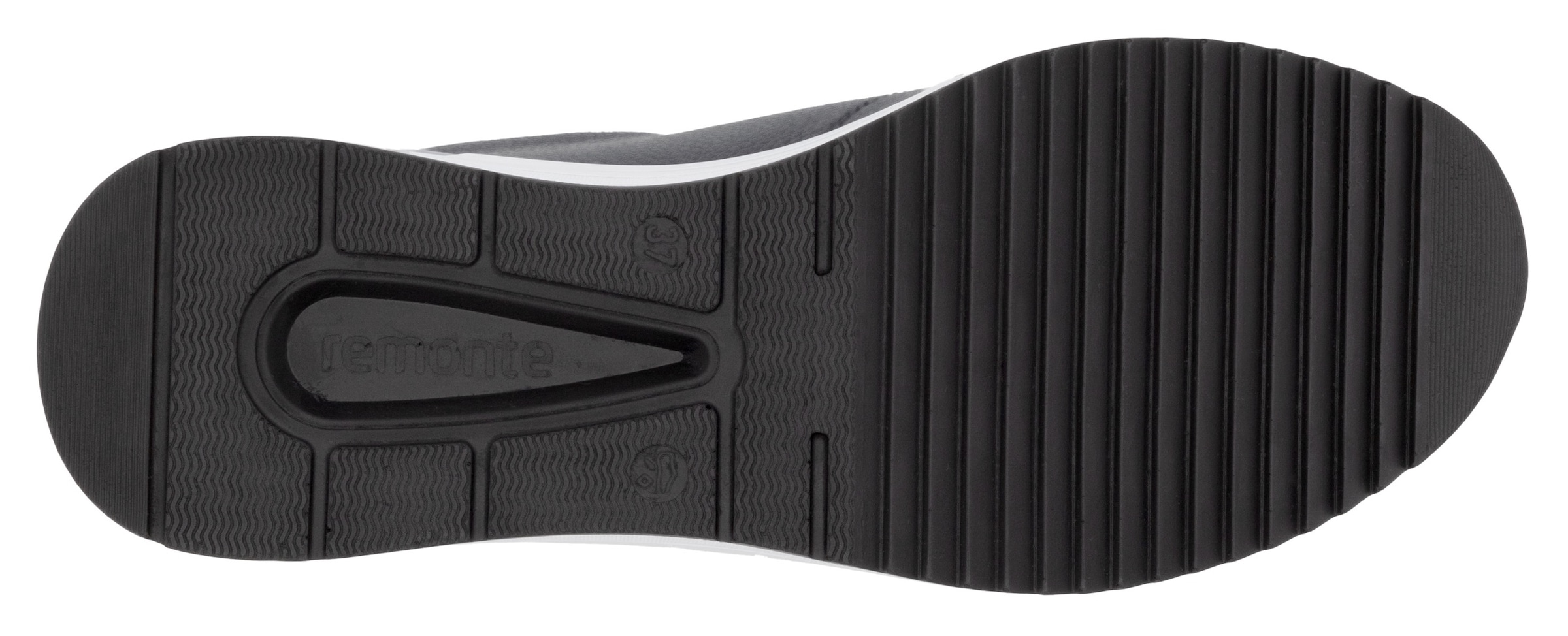 Remonte Baskets compensées  , Freizeitschuh, Halbschuh, Schnürschuh mit Metallic-Kontrastbesätzen