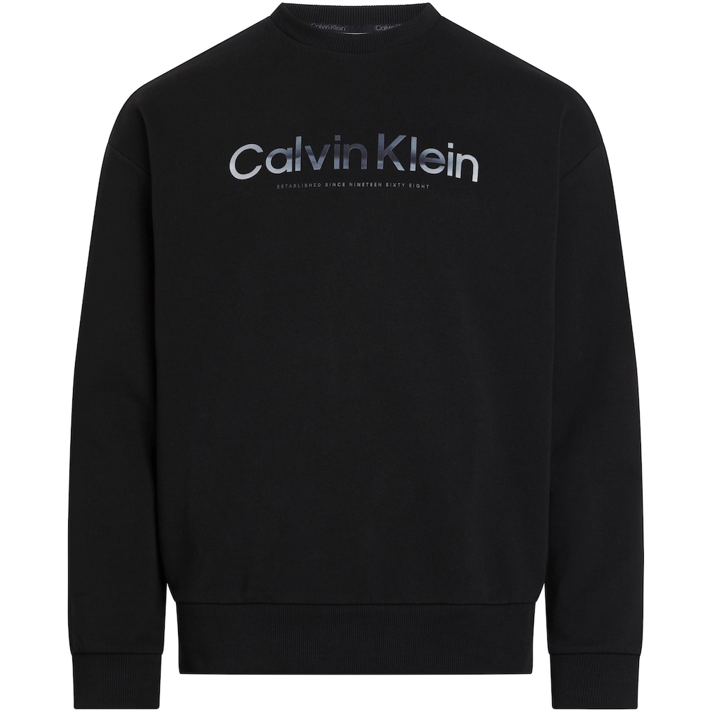 Calvin Klein Big&Tall Sweatshirt »BT-DIFFUSED LOGO SWEATSHIRT«, Grosse Grössen