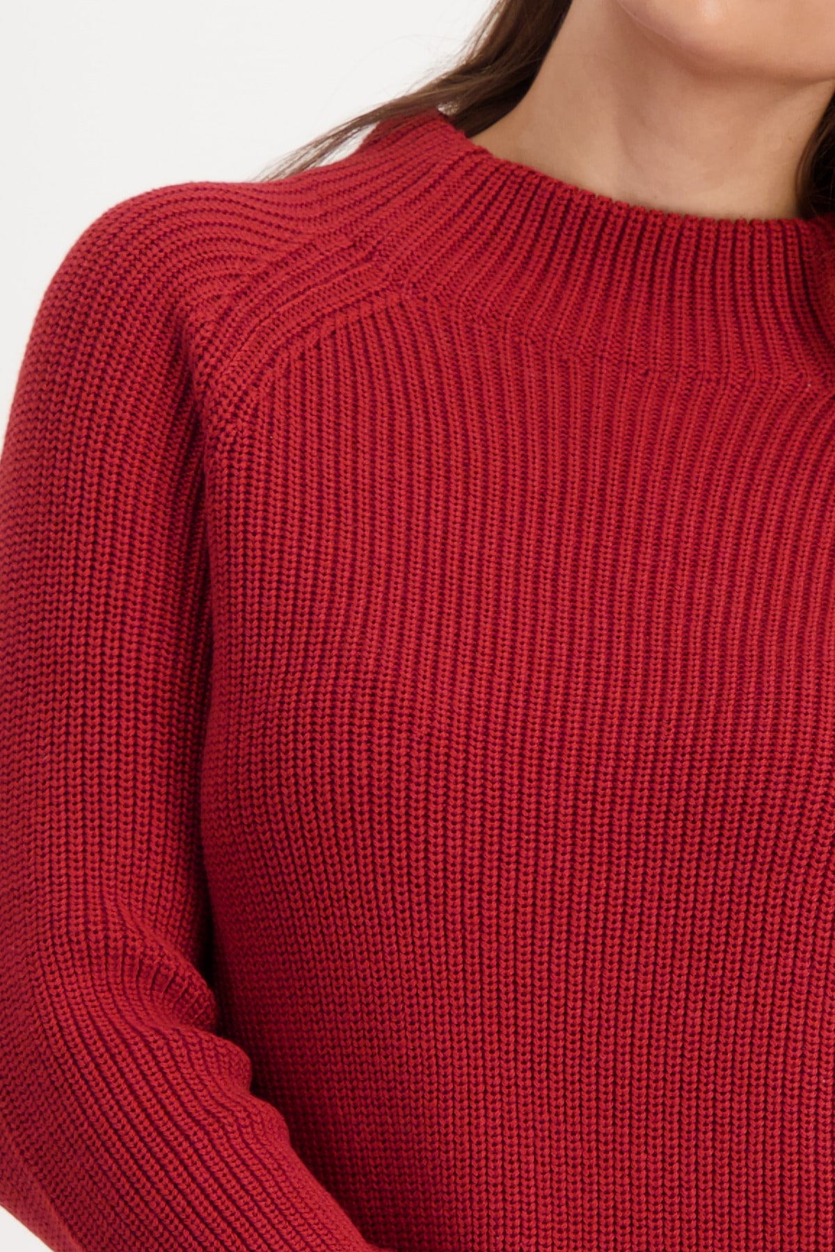 Monari Pull en tricot Regular fit mit Rundhalsausschnitt