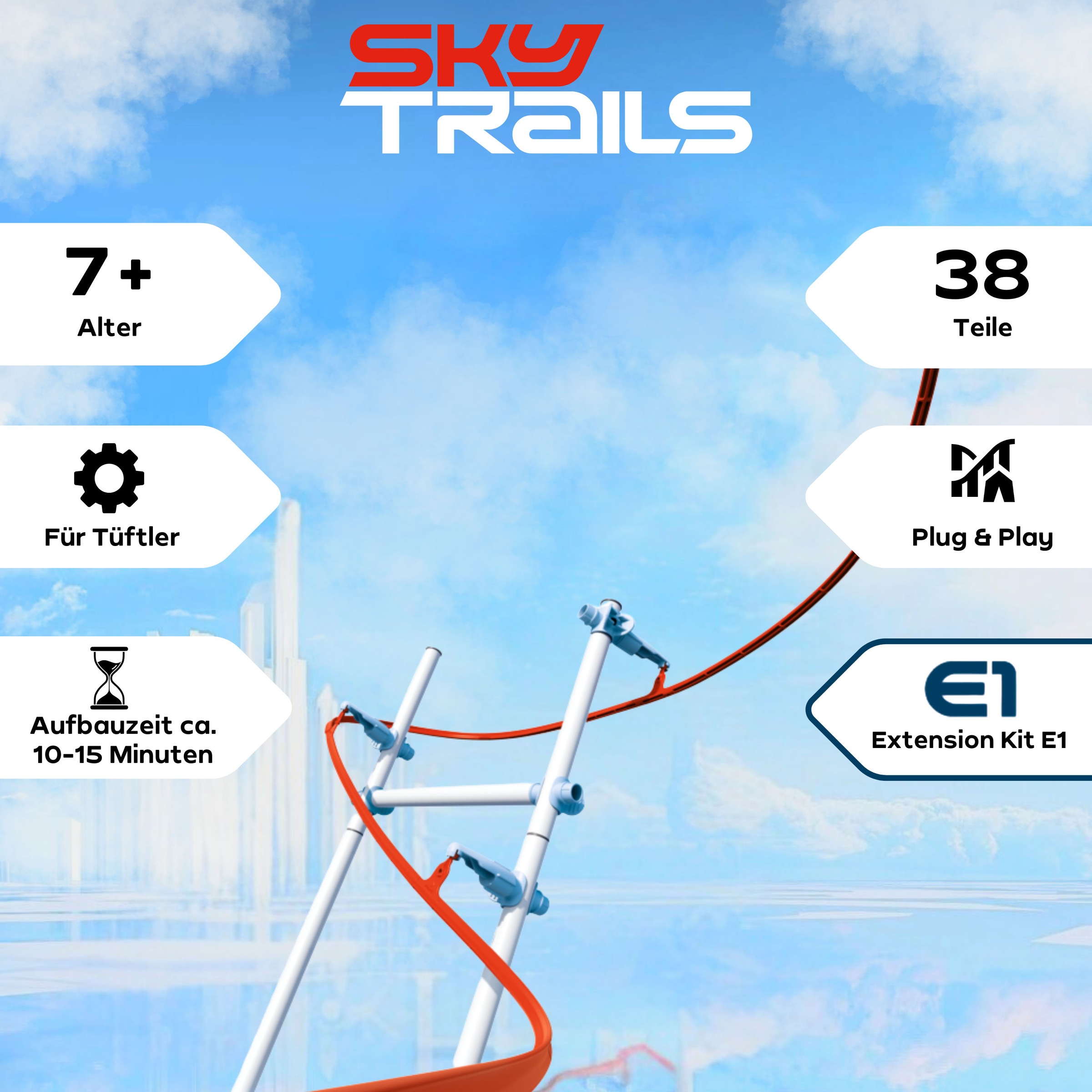 Playmobil® Konstruktions-Spielset »Construction Pack a2 (71975), Sky Trails« Made in Europe