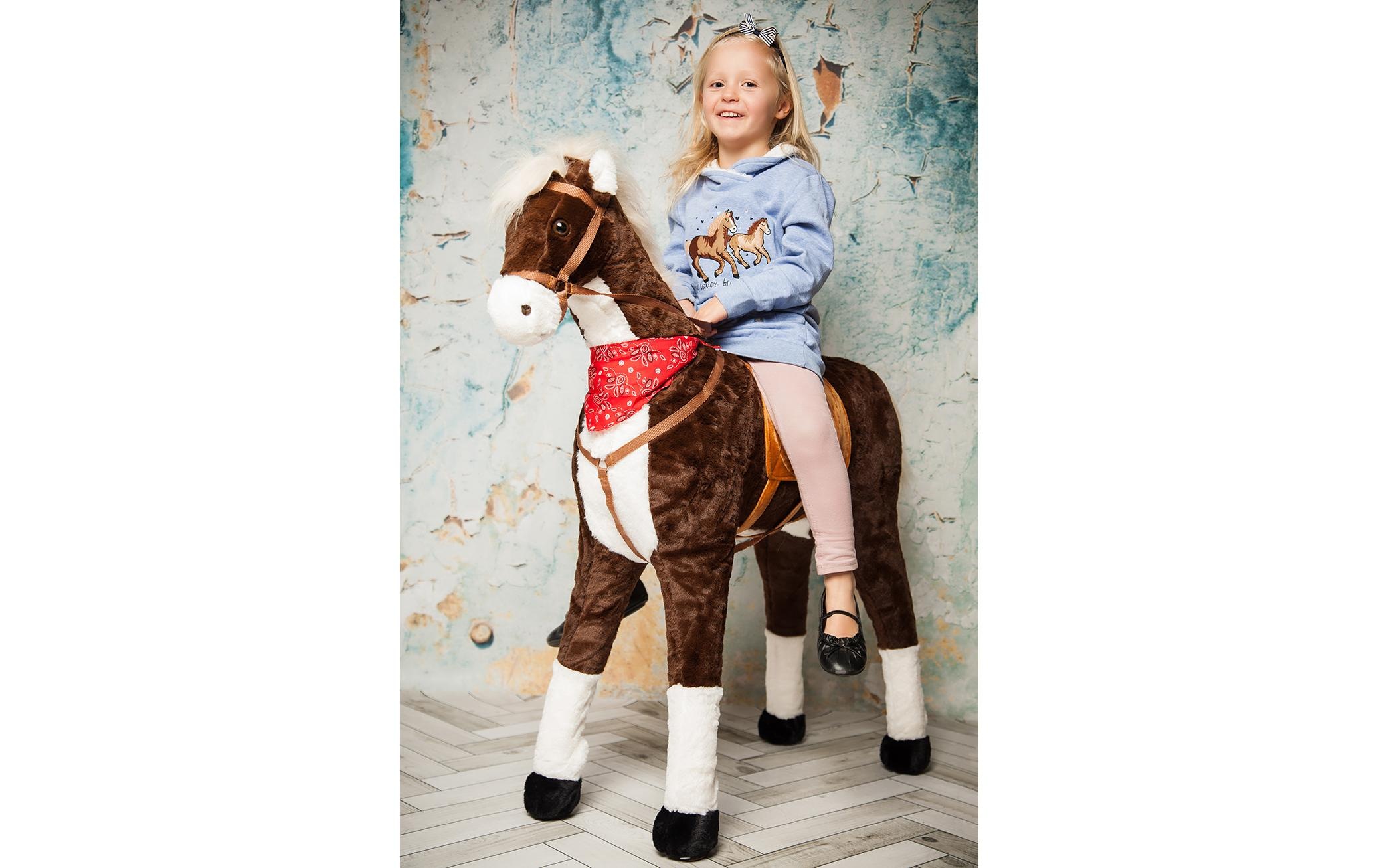 Knorrtoys® Reitpferd »XXL «Winnie» Braun«