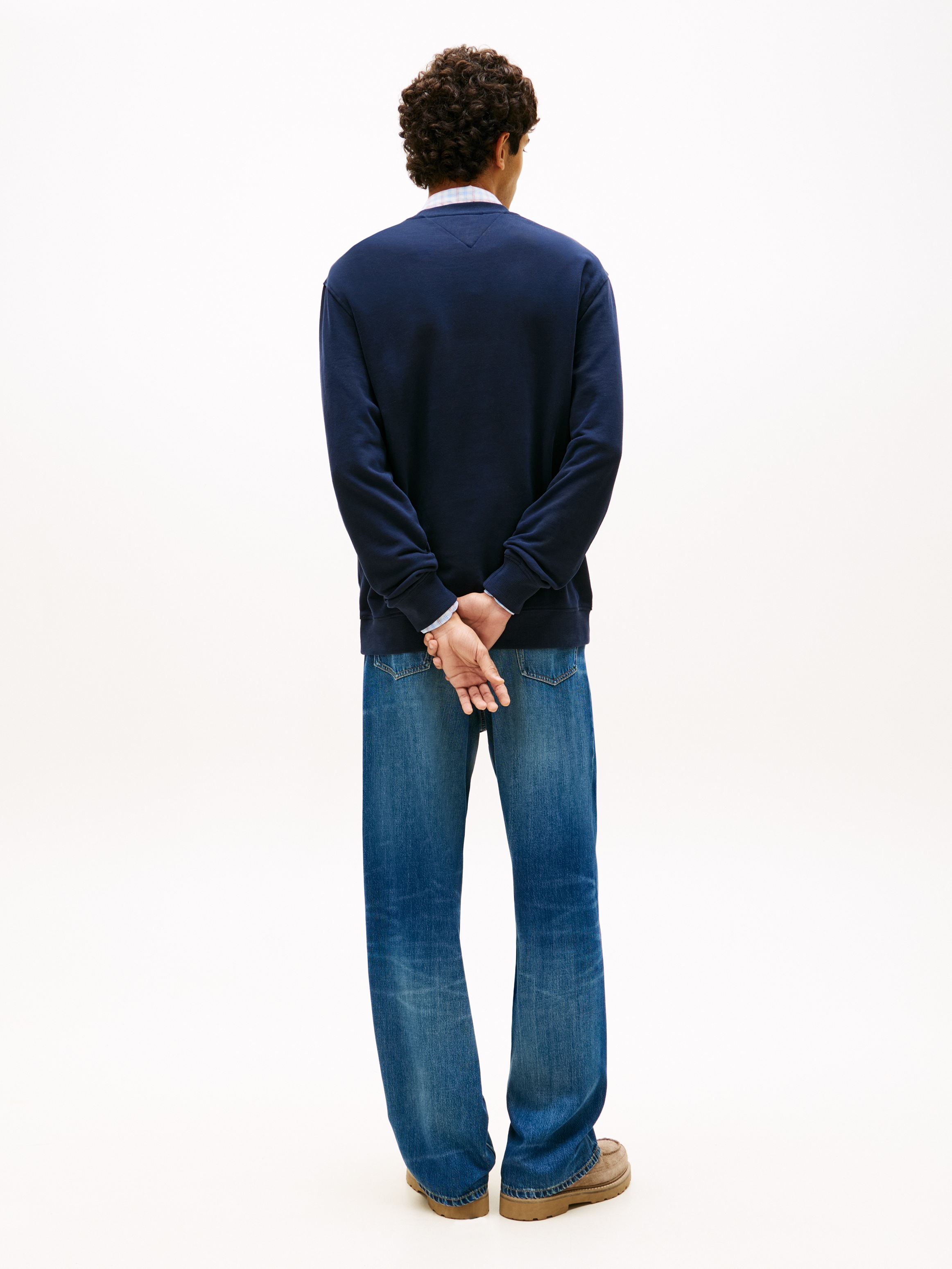 Tommy Jeans Sweat-shirt »TJM REGULAR SIGN STRIPE«, coupe régulière avec imprimé de marque
