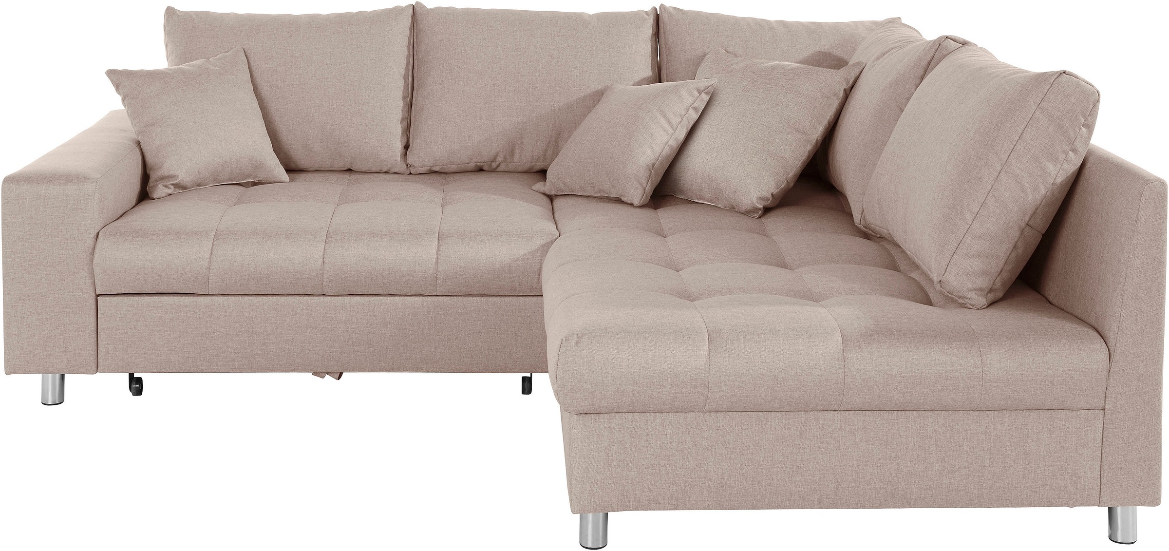 Image of Nova Via Ecksofa »Tobi 4«, wahlweise mit Kaltschaum (140kg Belastung/Sitz), RGB-LED-Beleuchtung und Bettfunktion bei Ackermann Versand Schweiz