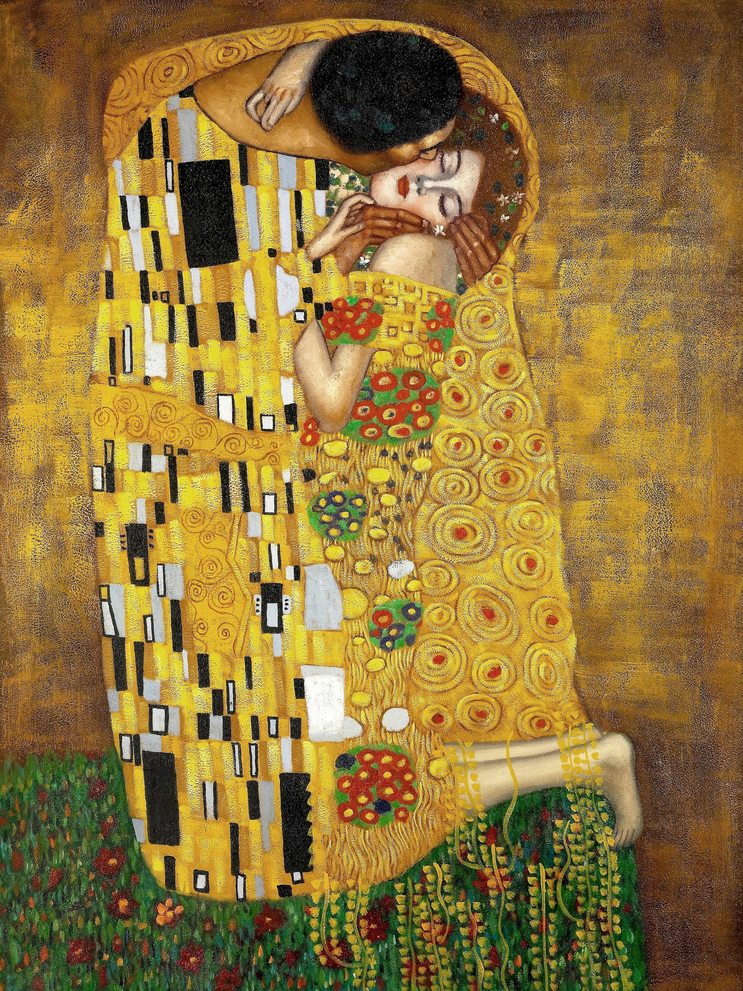 Image of my home Kunstdruck »KLIMT / Der Kuss«, (auf Leinwand 70/3,5/100 cm) bei Ackermann Versand Schweiz