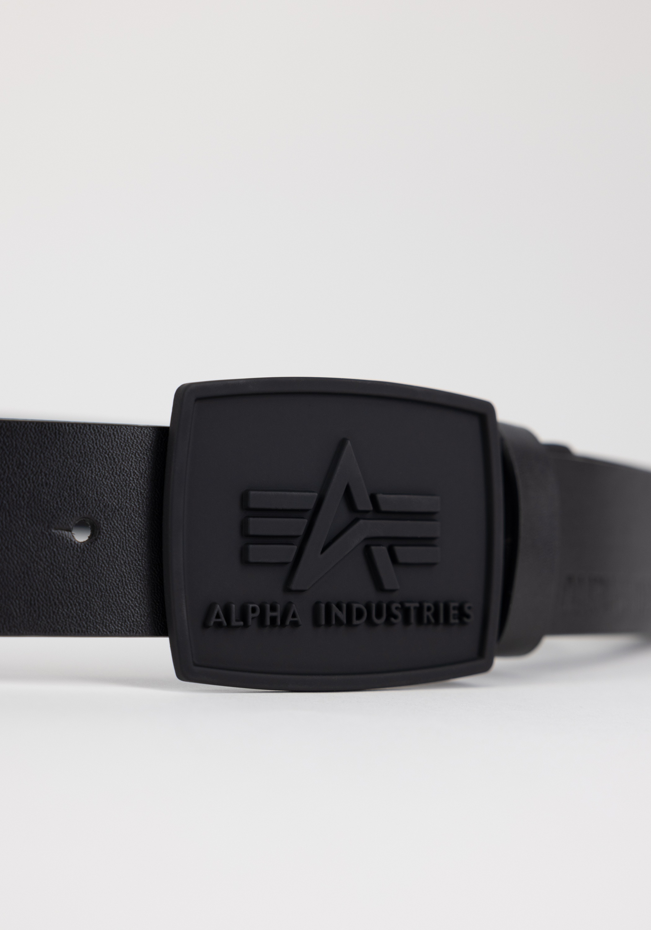 Alpha Industries Ledergürtel »Alpha Industries Accessoires - Belts All Black Belt«