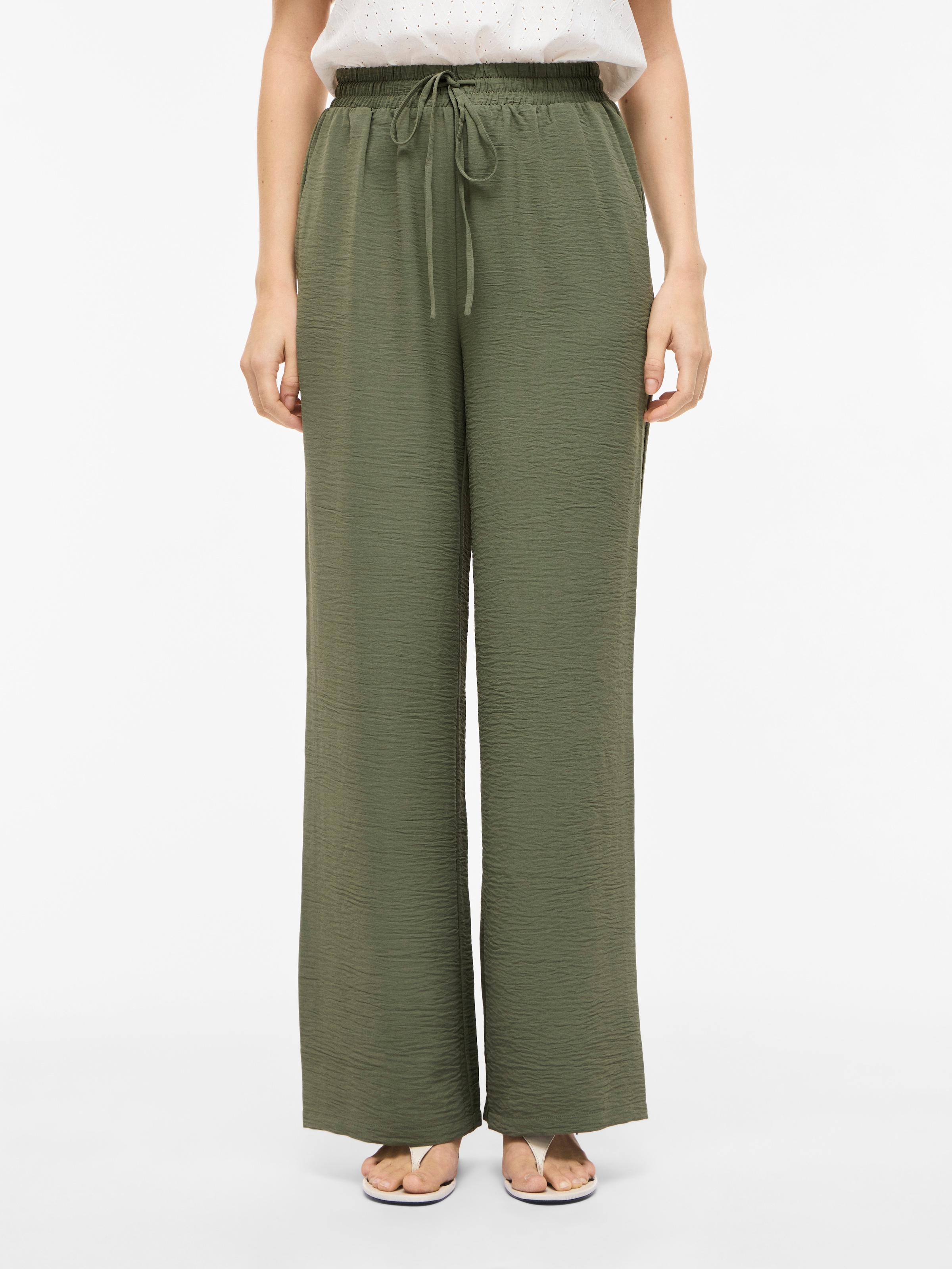 Vila Pantalon à enfiler »VIJOSA HW WIDE PANTS - NOOS«  Pantalon d'été