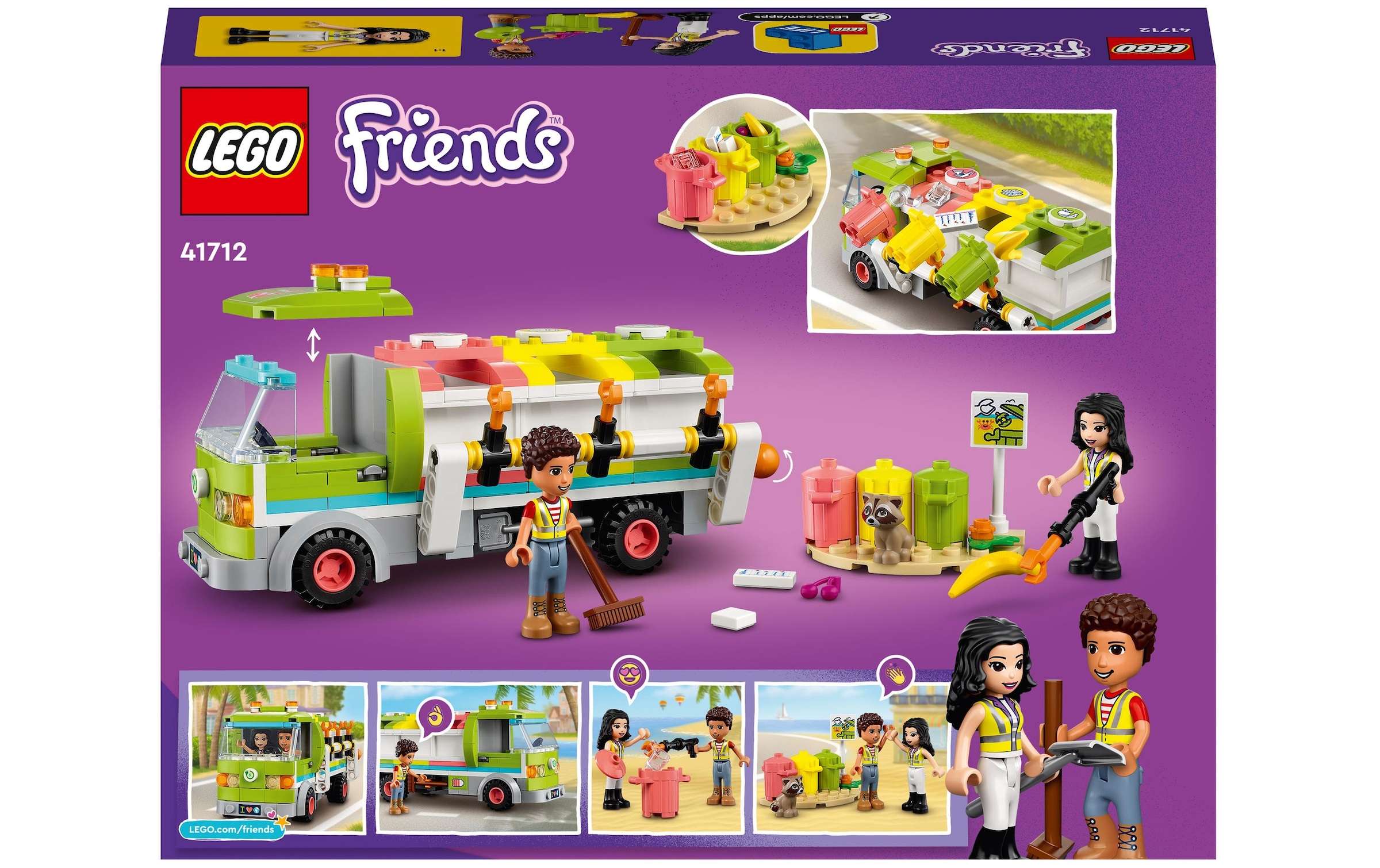 LEGO® Spielbausteine »Recycling-Auto 41712«