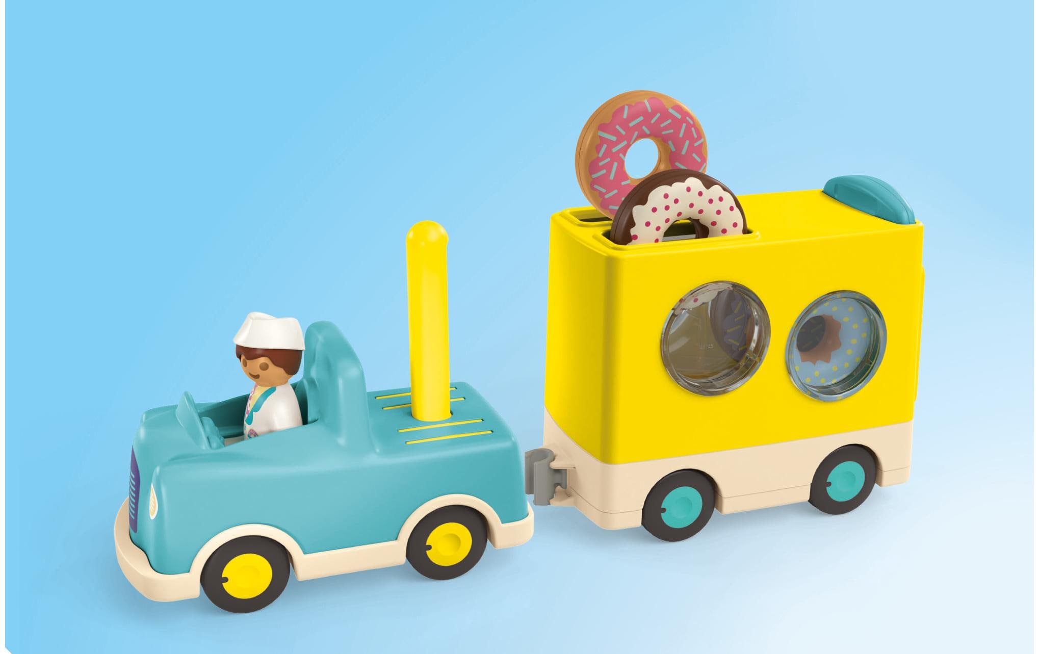 Playmobil® Spielbausteine »Junior Verrückter Donut Truck 71702«