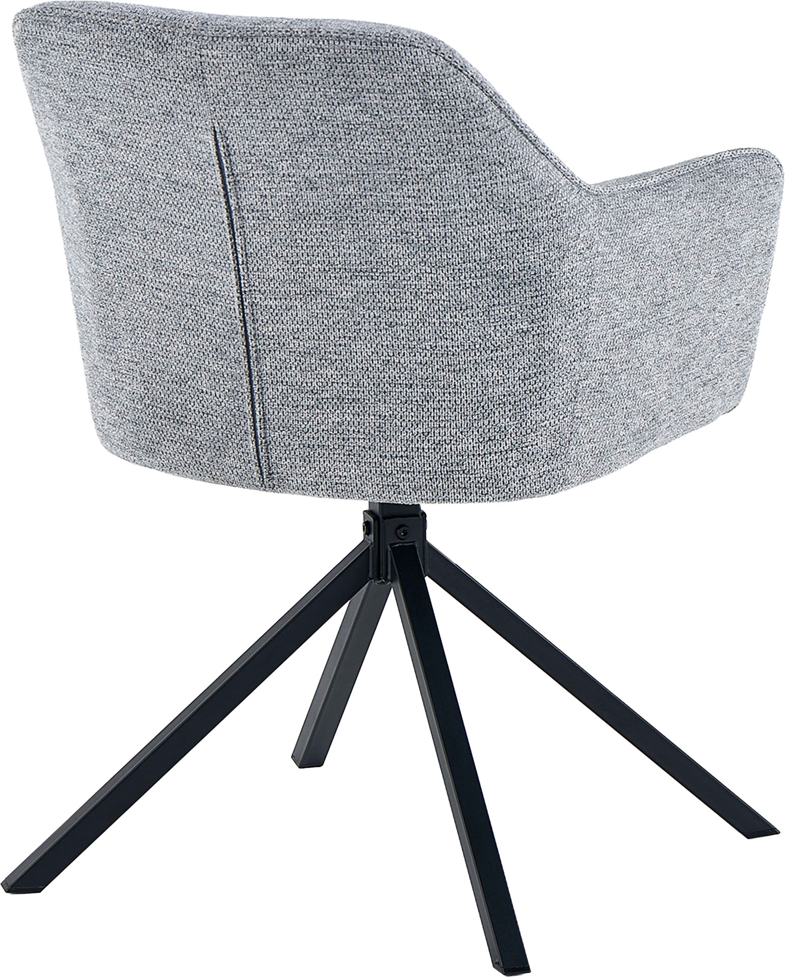 GOODproduct Esszimmerstuhl »Turin« (Set) 2 Stk.moderner Stuhl, 360 Grad drehbar, mit hochwertigem Strukturstoff