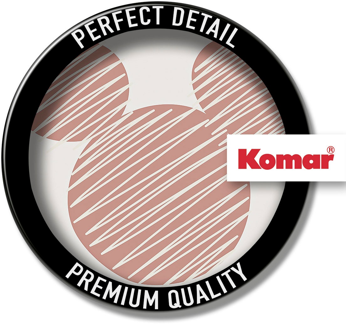 Komar Bild »Striped Mouse« Natur 1 Stk. tlg. Wandbild zur Dekoration im Kinderzimmer - ohne Rahmen