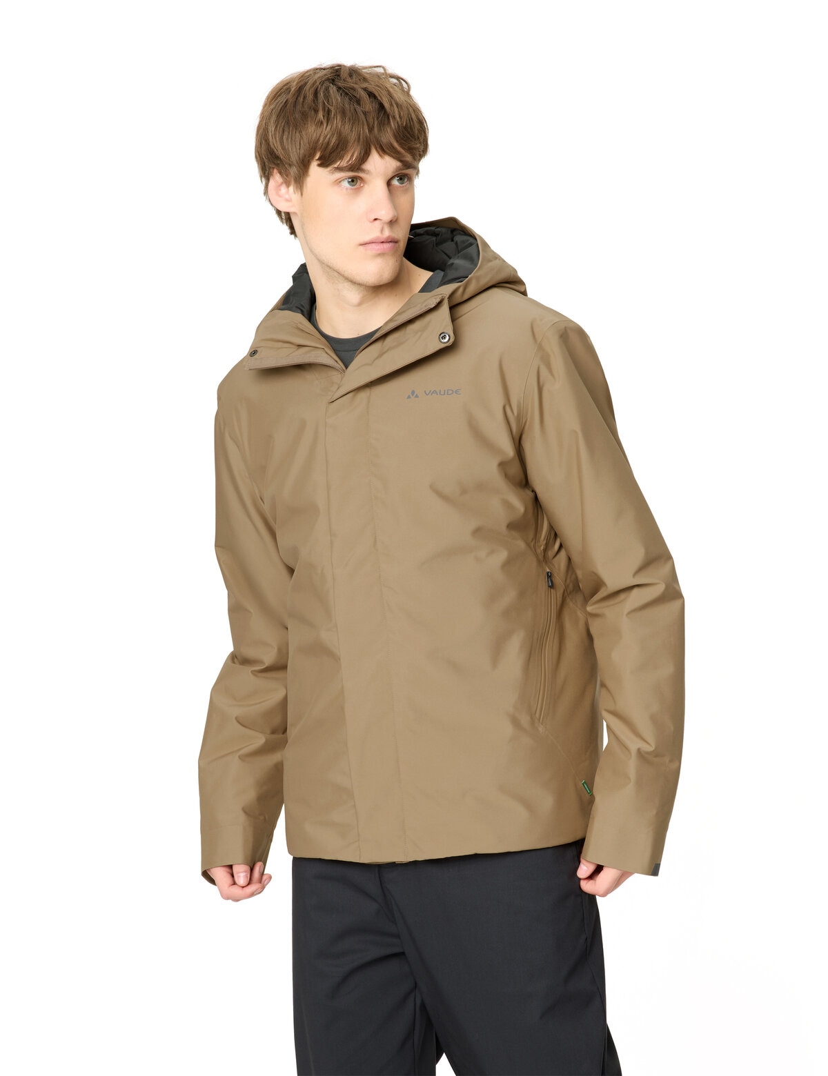 VAUDE Veste de pluie »MEN'S CYCLIST WARM RAIN JACKET II« avec capuche sportlicher Stil, regular fit, wasserdicht, atmungsaktiv