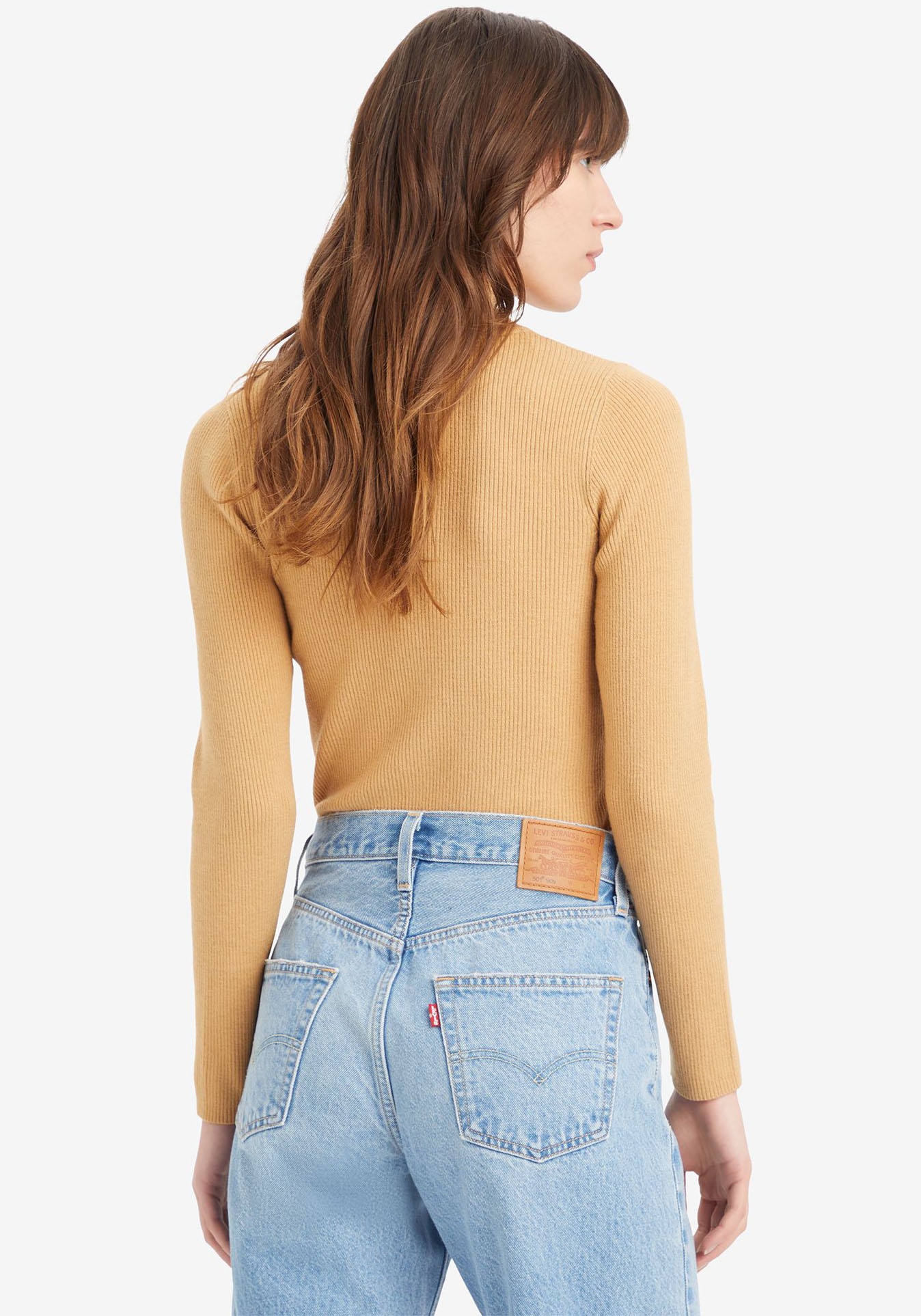 Levi's® Strickpullover »CREW RIB SWEATER« mit Batwing Logo