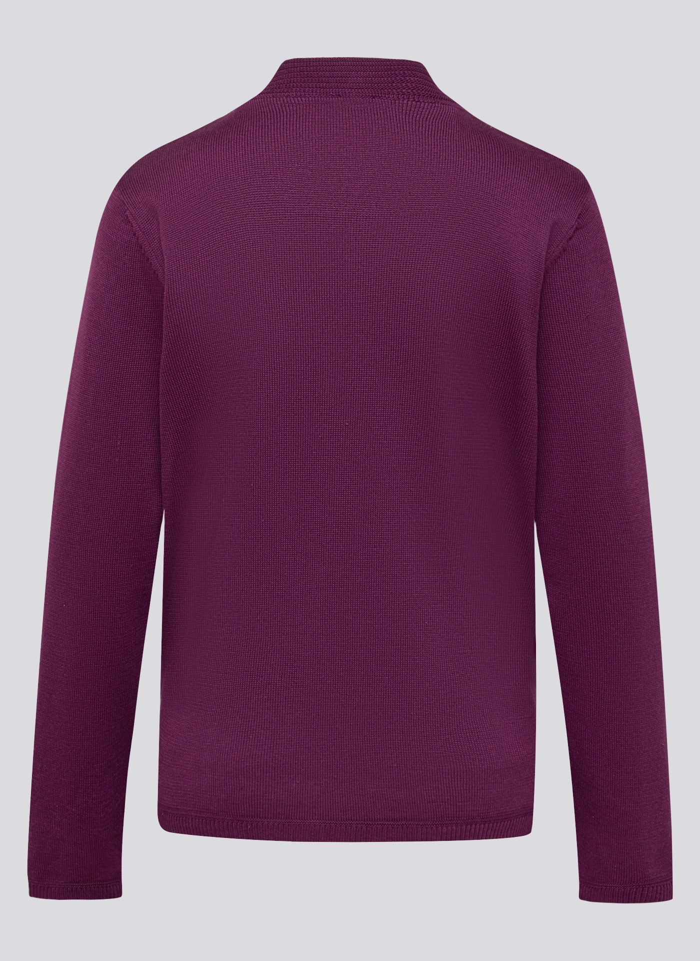 Rabe Strickjacke mit Reissverschluss und Stehkragen