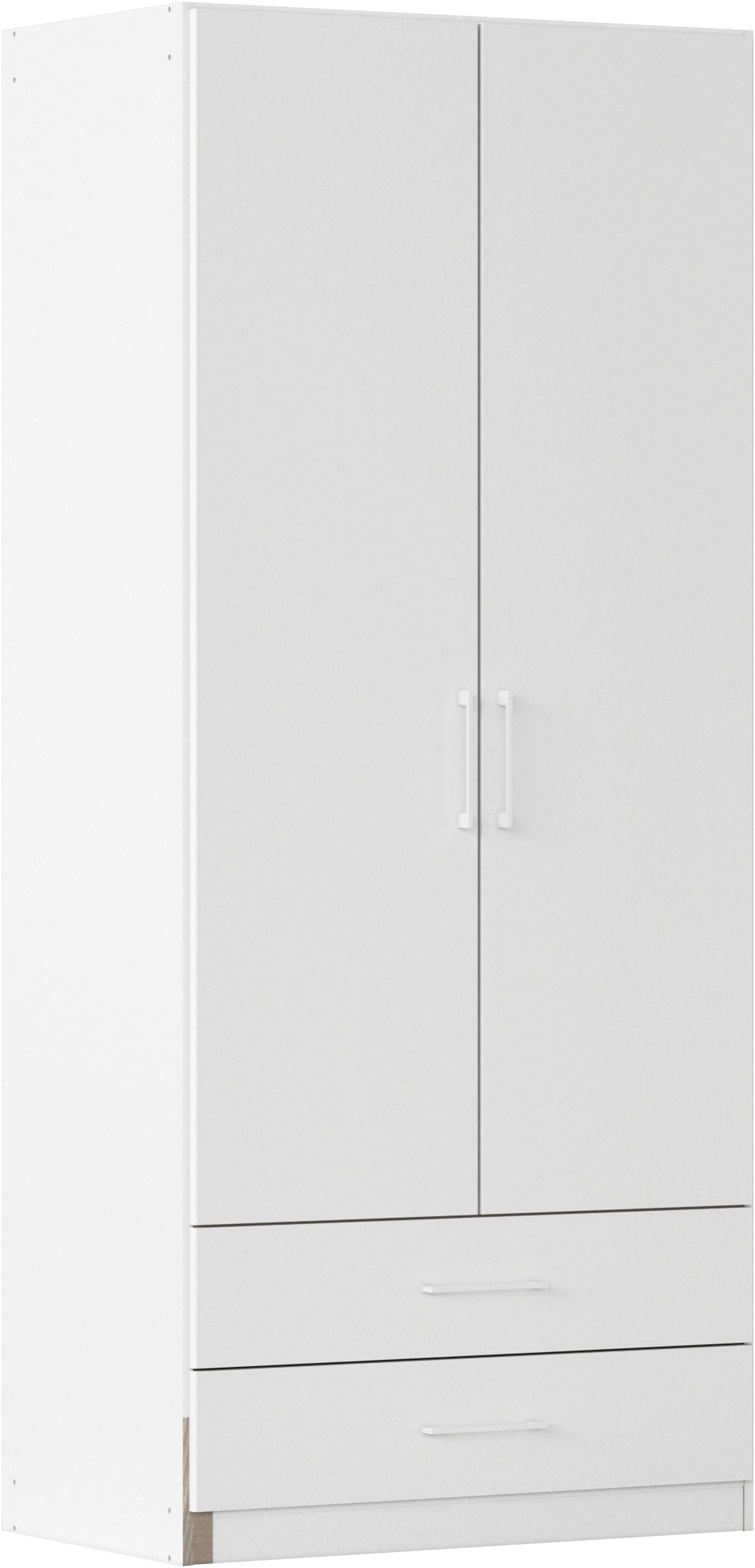 rauch Kleiderschrank »Schrank Schlafzimmerschrank Garderobe Stauraum GAMMA Breite 91 cm« in 3 Ausstattungen BASIC/CLASSIC/PREMIUM (inkl. SOFT-CLOSE-Funktion),  mit Schubladen, verschiedene Griff-Varianten TOPSELLER MADE IN GERMANY