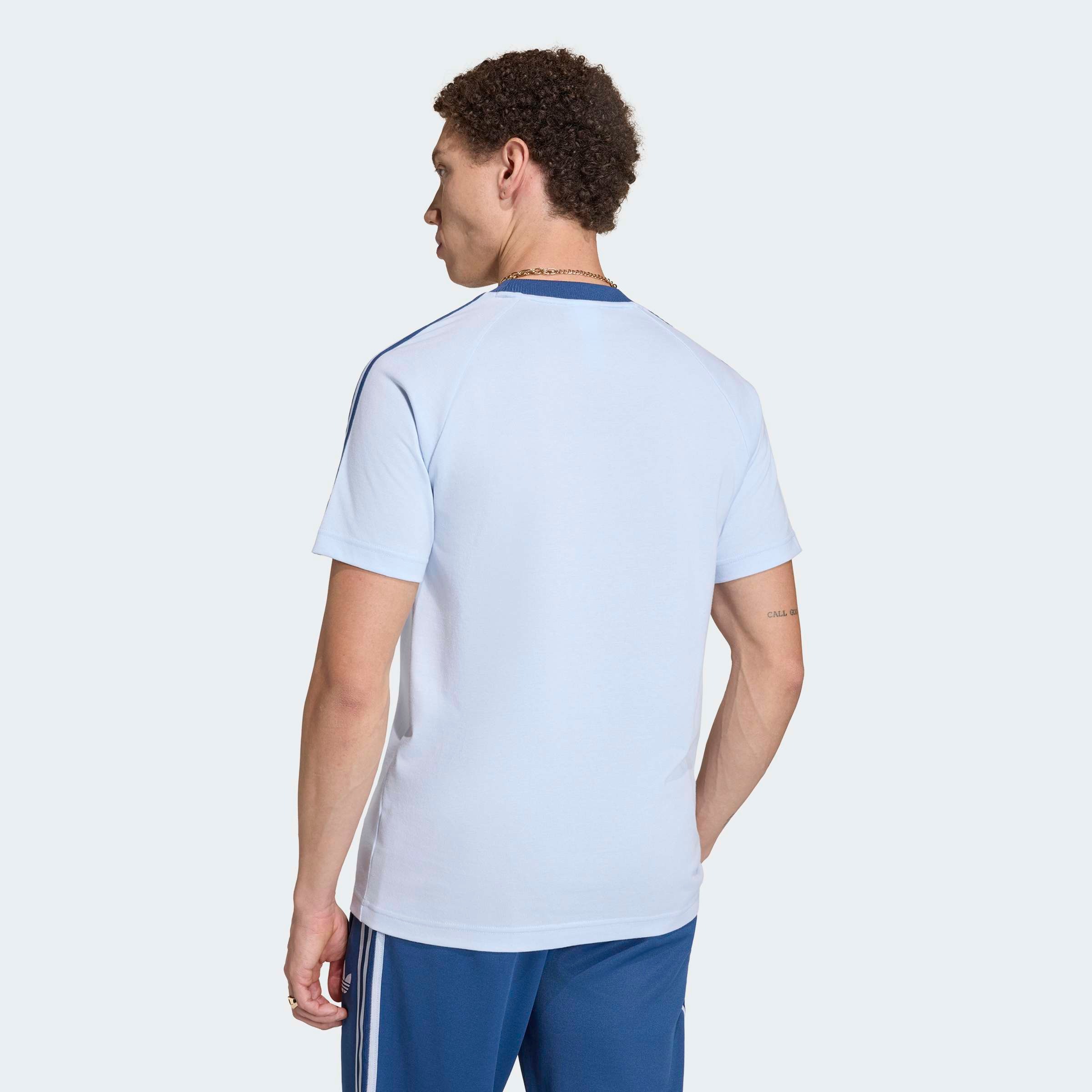 adidas Performance T-shirt »ITALIEN ORIGINALS« style sportif, sans fermeture, en coton