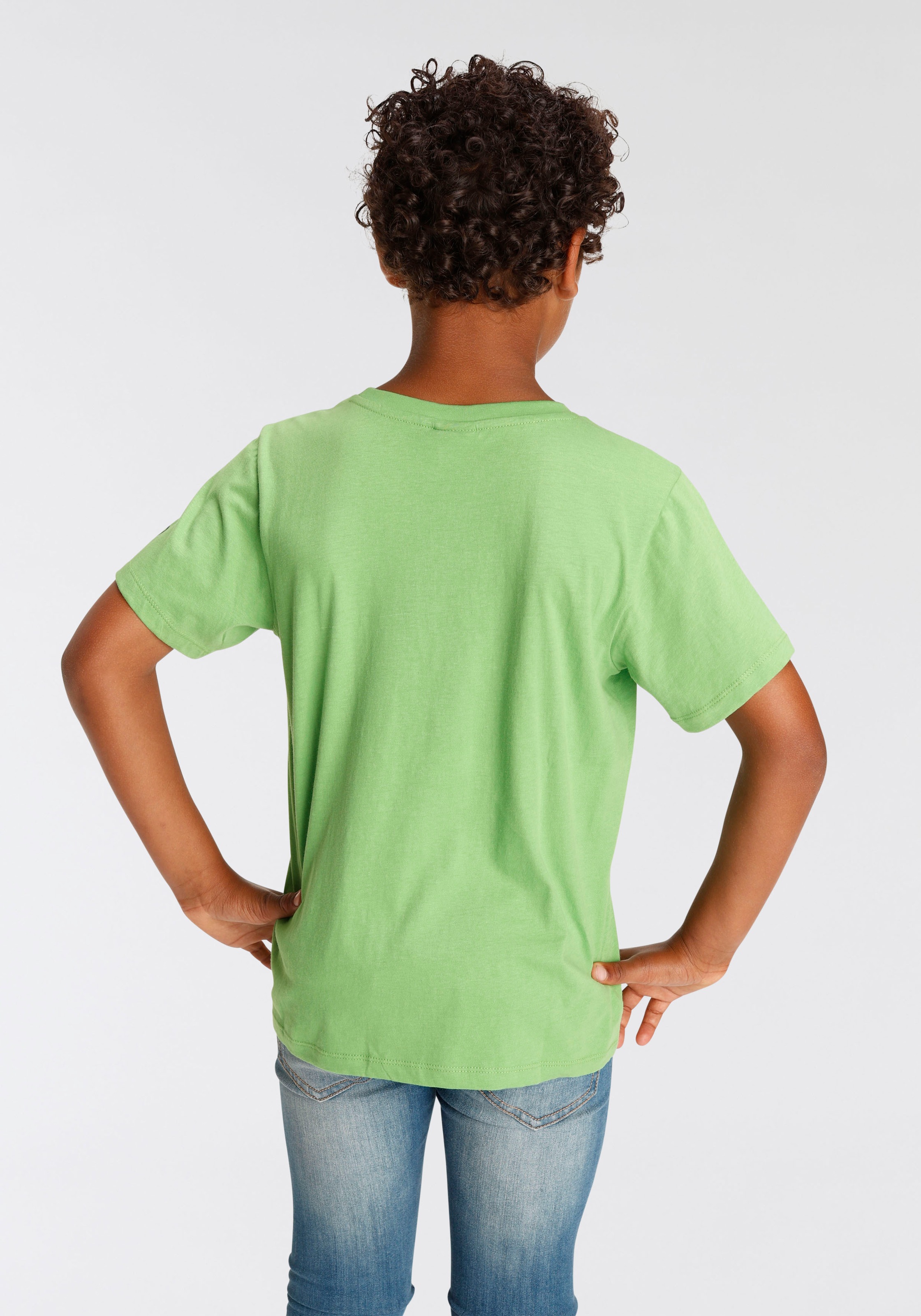 »TOMORROW Spruch LATE«, Trendige KIDSWORLD T-Shirt TOO shoppen IS Mindestbestellwert ohne
