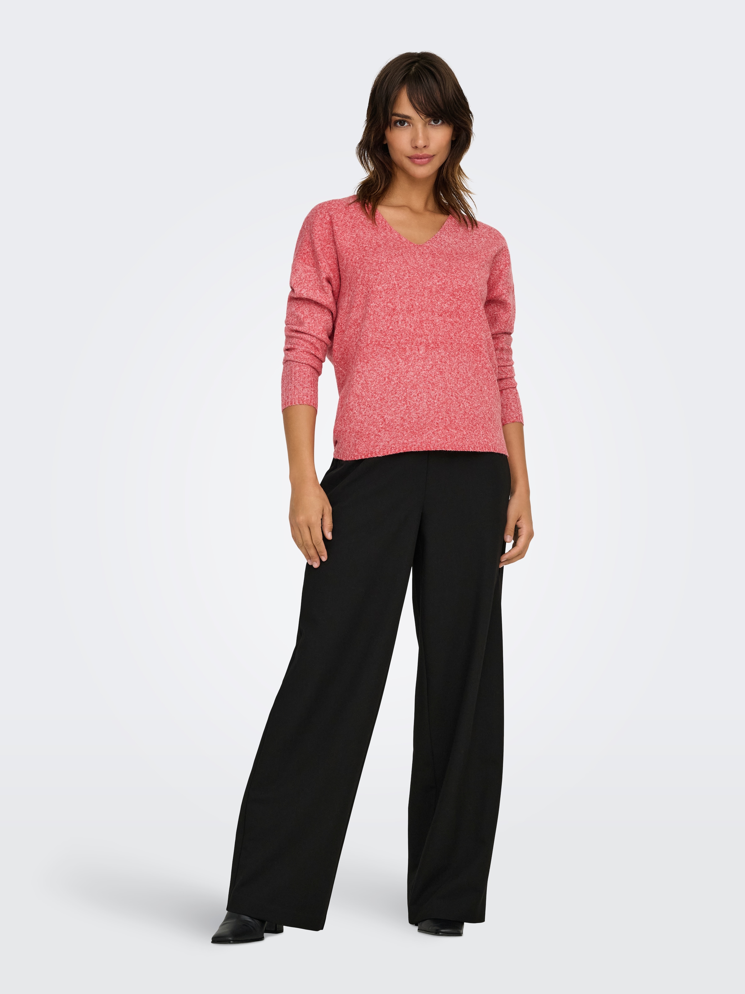 ONLY V-Ausschnitt-Pullover »ONLRICA LIFE L/S V-NECK PULLO KNT NOOS«