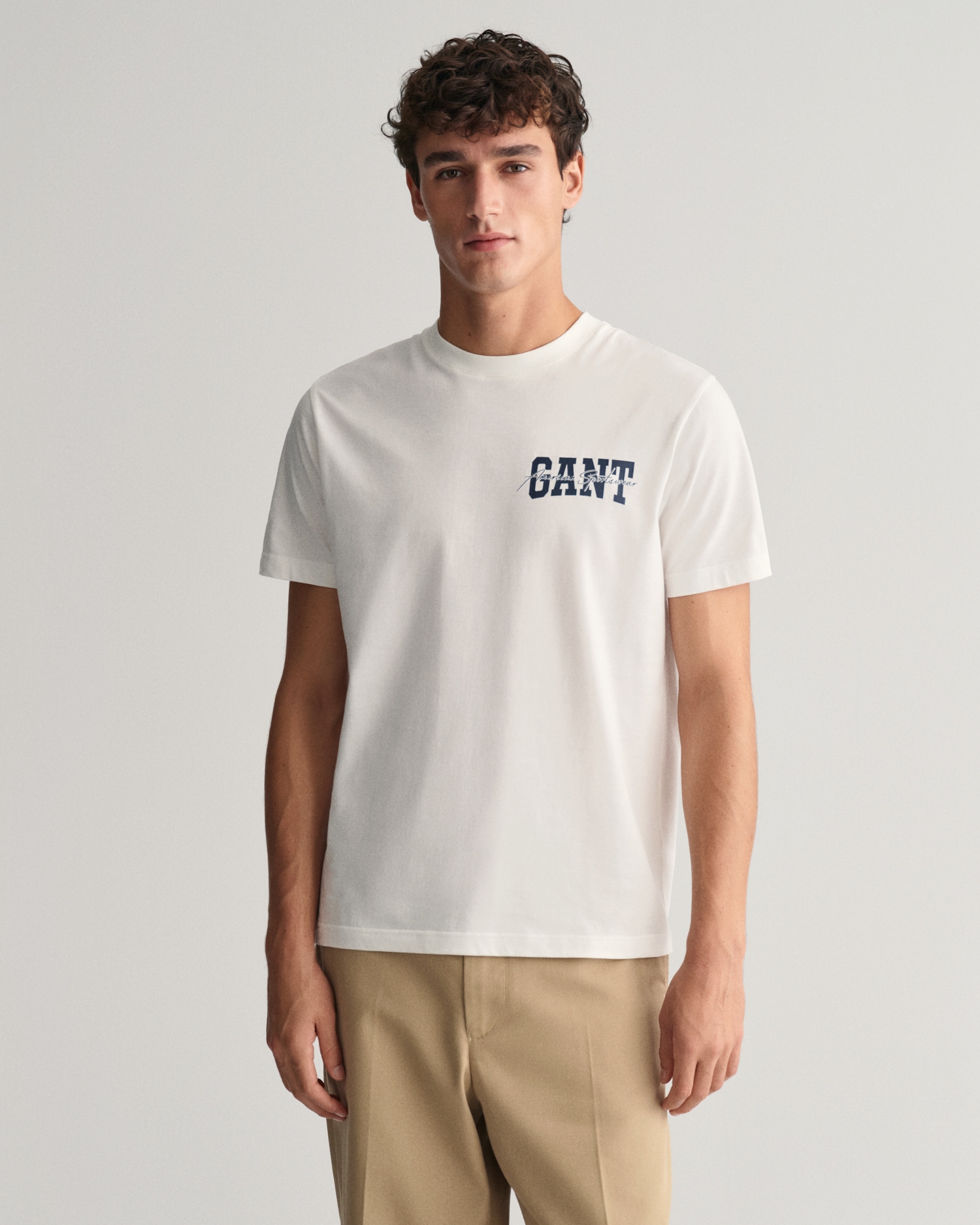 T-Shirt »GANT Arch Script Graphic T-Shirt«, mehrfarbiger Print
