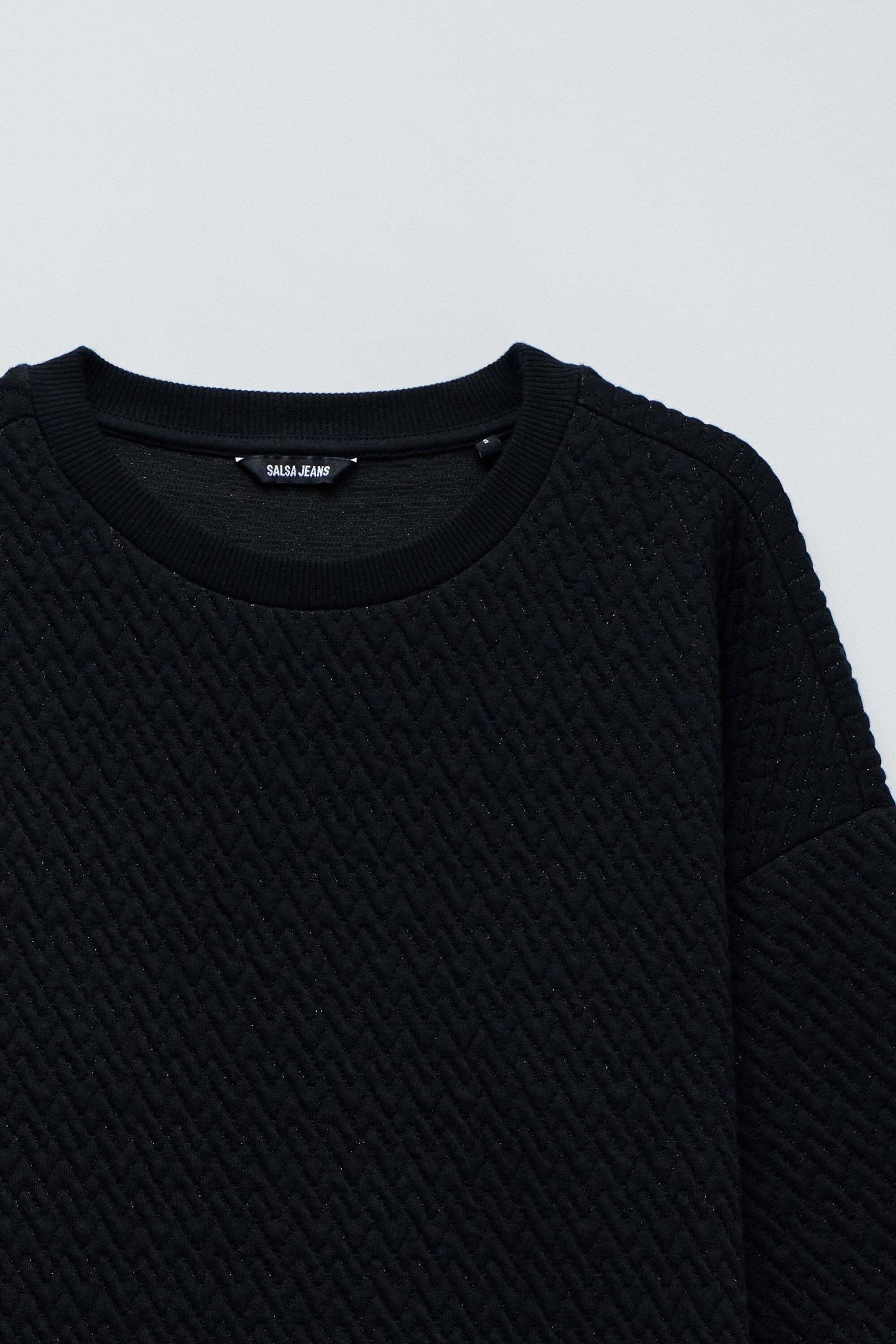 Salsa Sweatshirt »Salsa Jeans Sweatshirt Lurex Jacquard Sweatshirt«