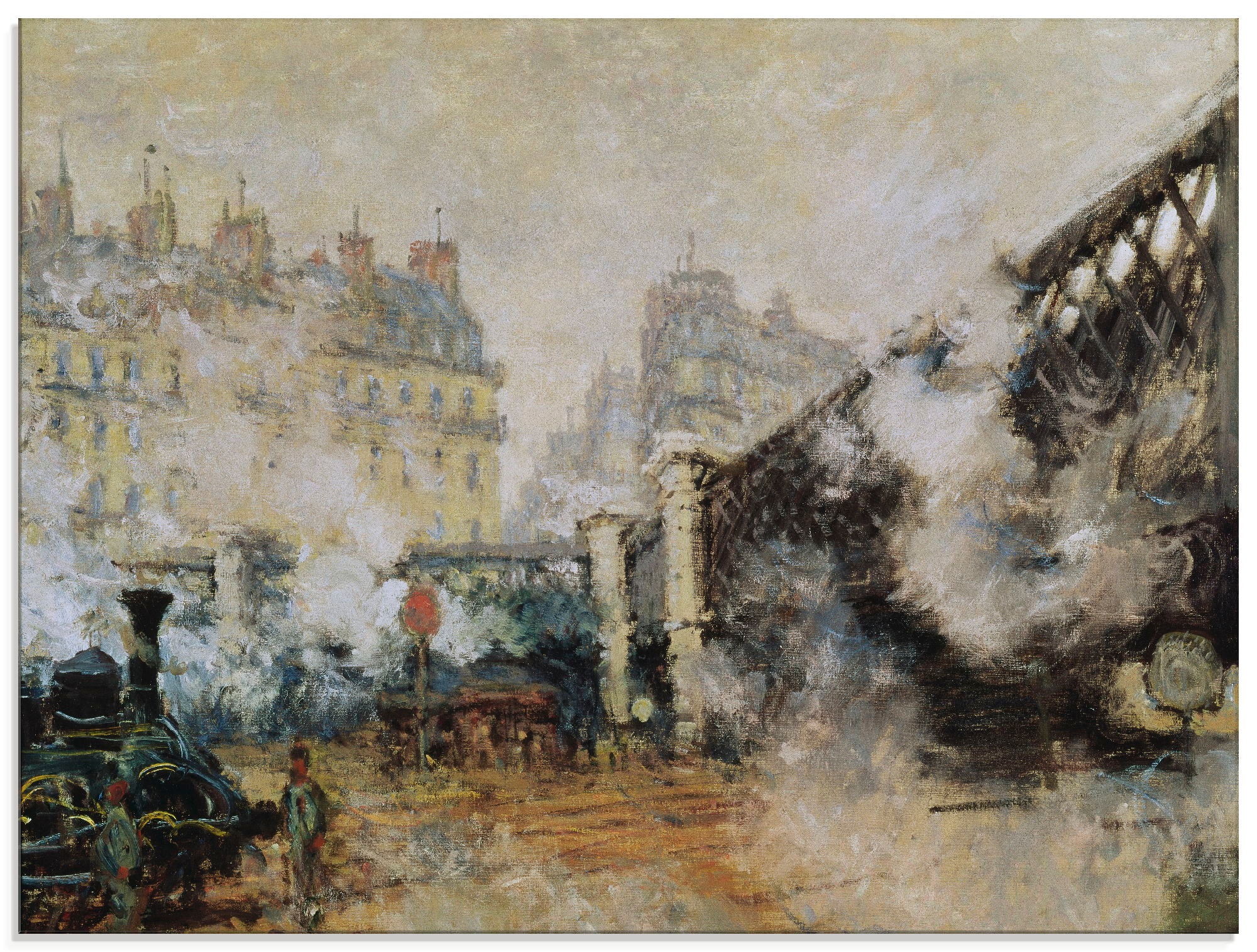 Image of Artland Glasbild »Die Europabrücke am Gare Saint-Lazare«, Brücken, (1 St.) bei Ackermann Versand Schweiz