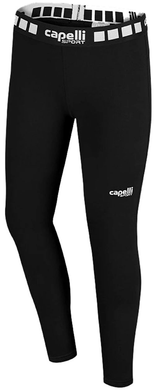 Image of Capelli Sport Sporthose mit Markenlabel auf Kniehöhe