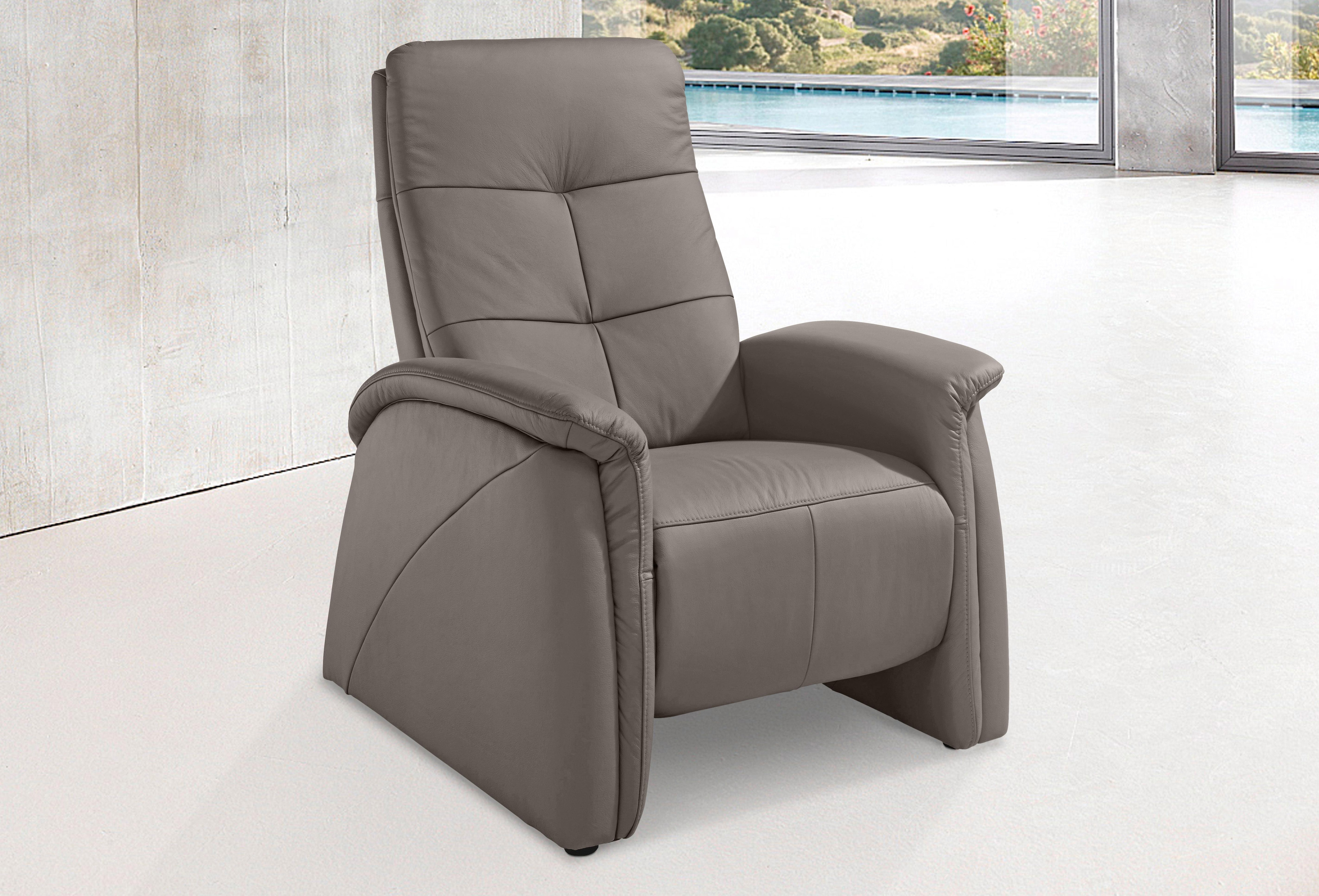 exxpo - sofa fashion Sessel "Tivoli, Hochlehnsessel, Relaxsessel, Kinosessel, bequem" mit Relaxfunktion, schmale Armlehnen