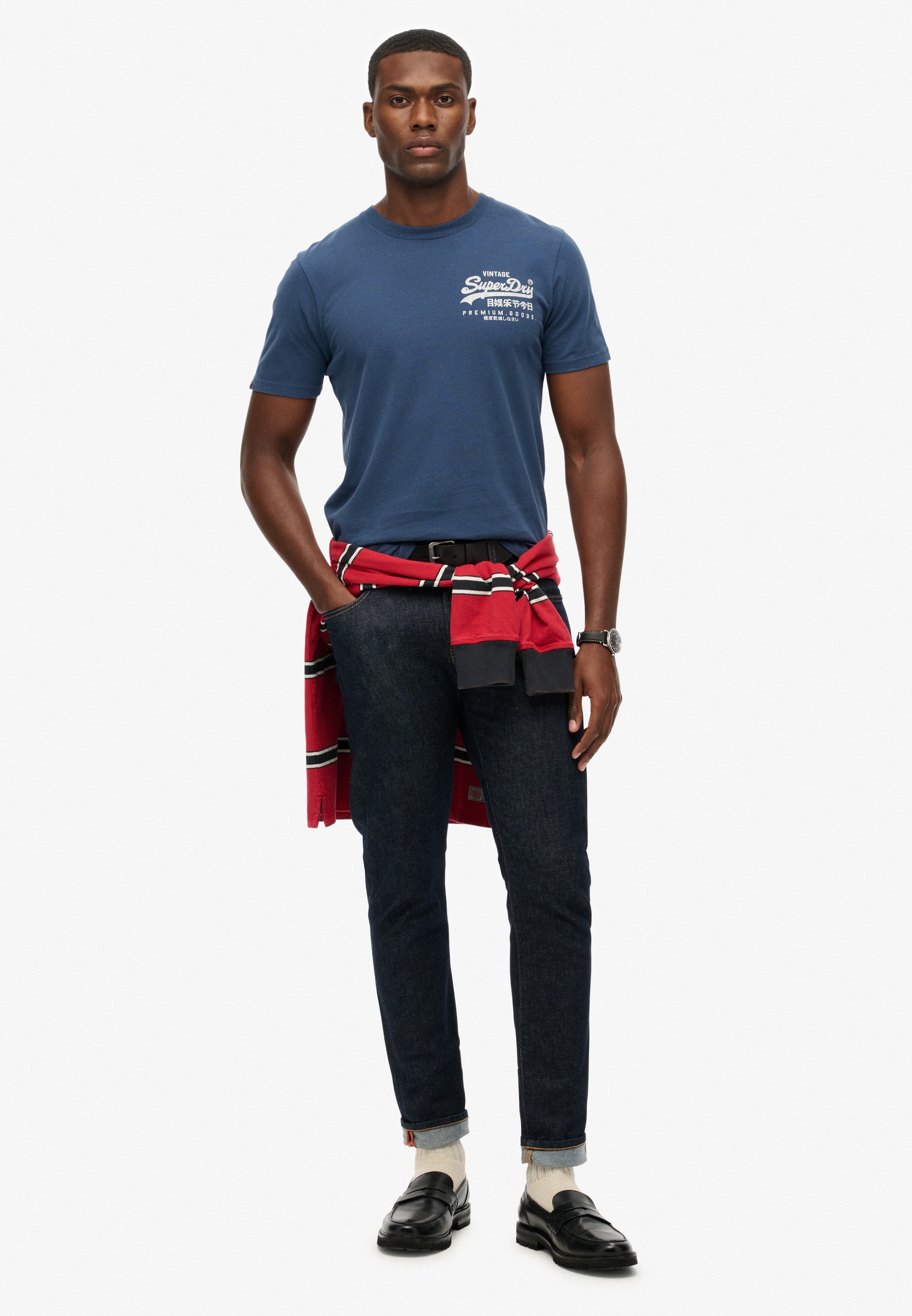Superdry Rundhalsshirt »VL TOKYO RELAXED TEE«, mit coolem Tattoo-Print