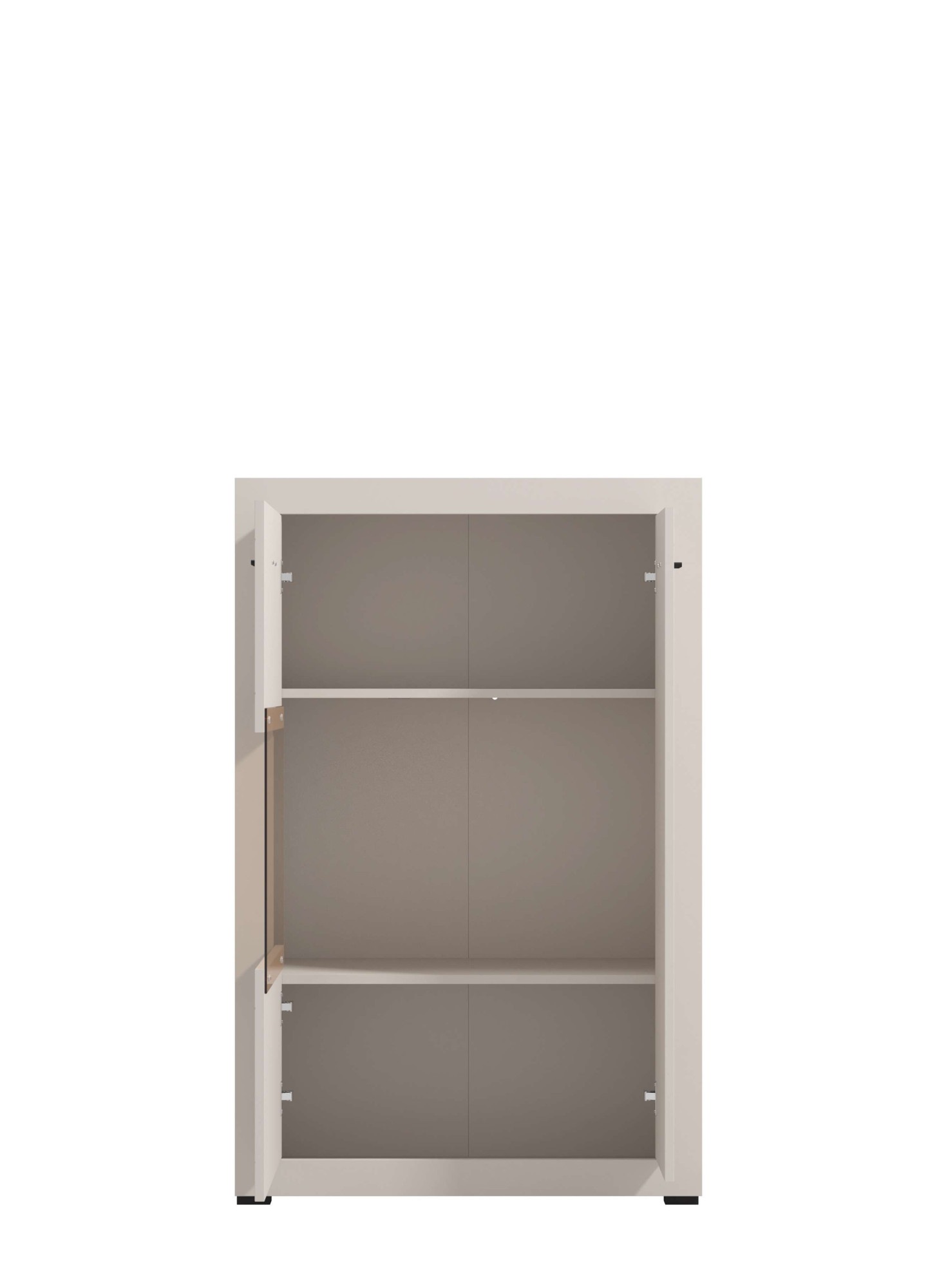 Home affaire Highboard »Warwick, Hochkommode, Vitrine, Glasvitrine, Kombi-Highboard« Modernes Highboard: Kaschmir-Dekor, 2 Türen, Heissfolienprägung