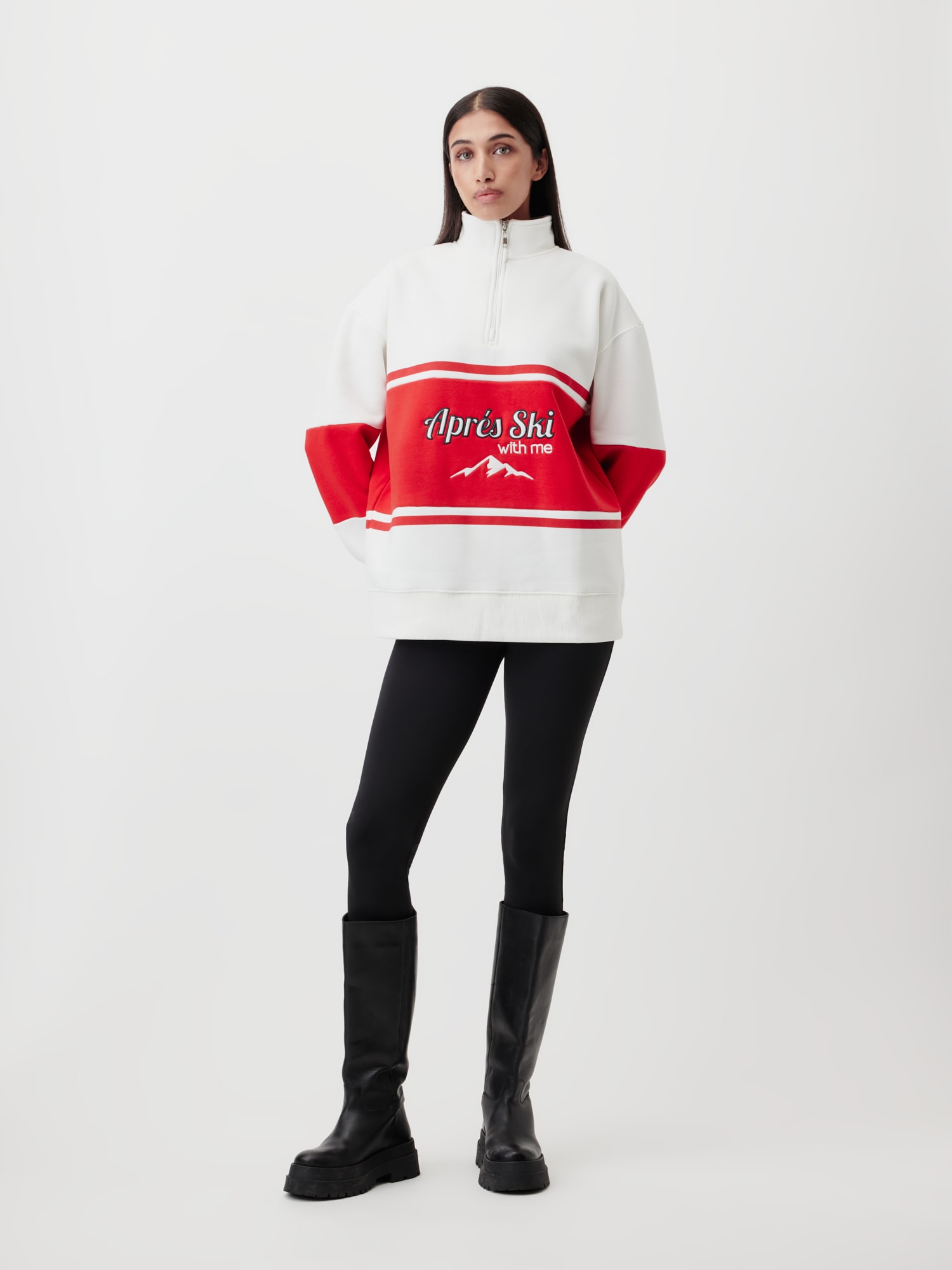 LeGer Sweatshirt »Jenny, LeGer by Lena Gercke«, Stehkragen mit Reissverschluss
