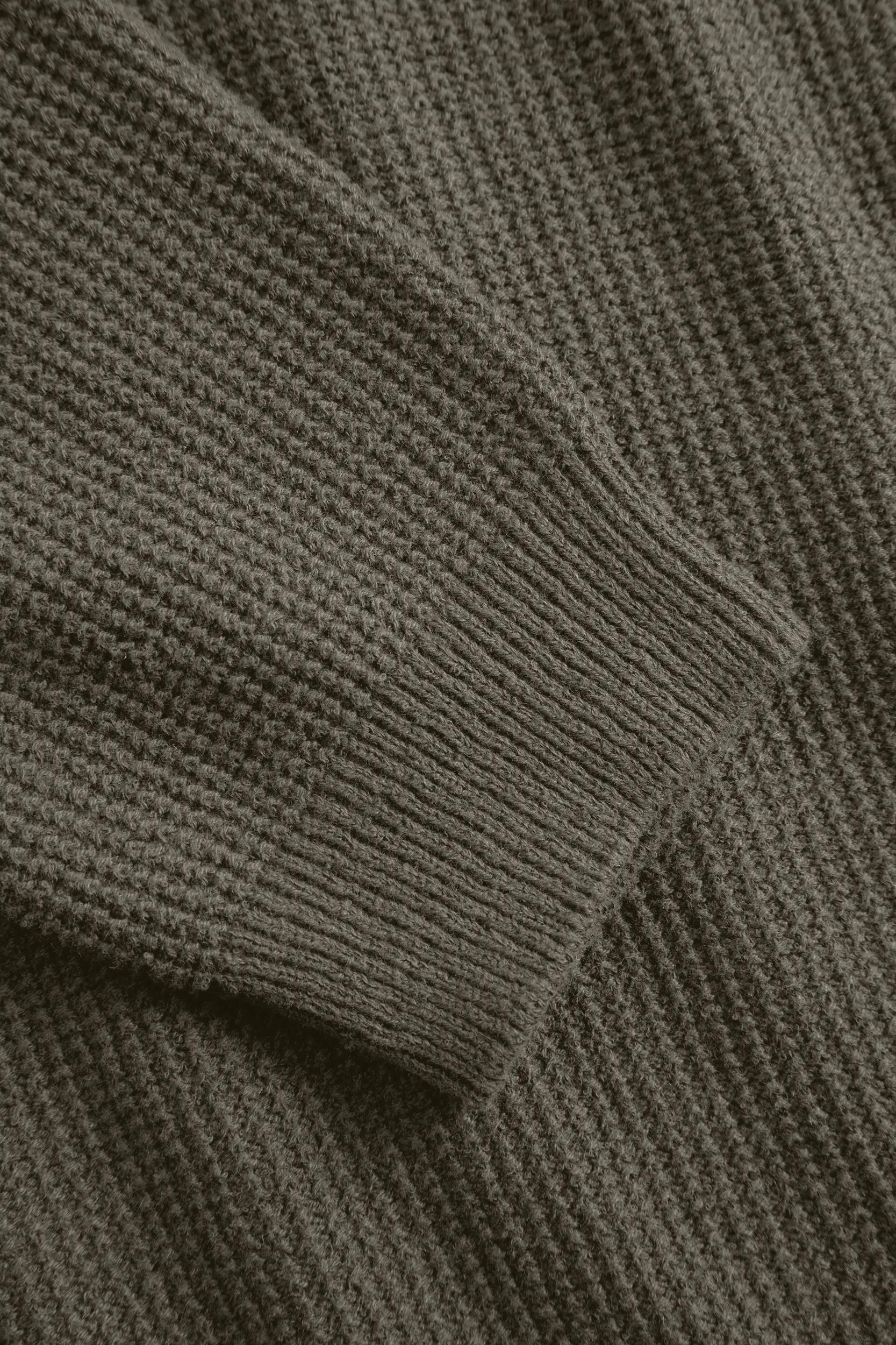 Joop Jeans Pull à col polo »Ove« mit feinem Strukturmuster