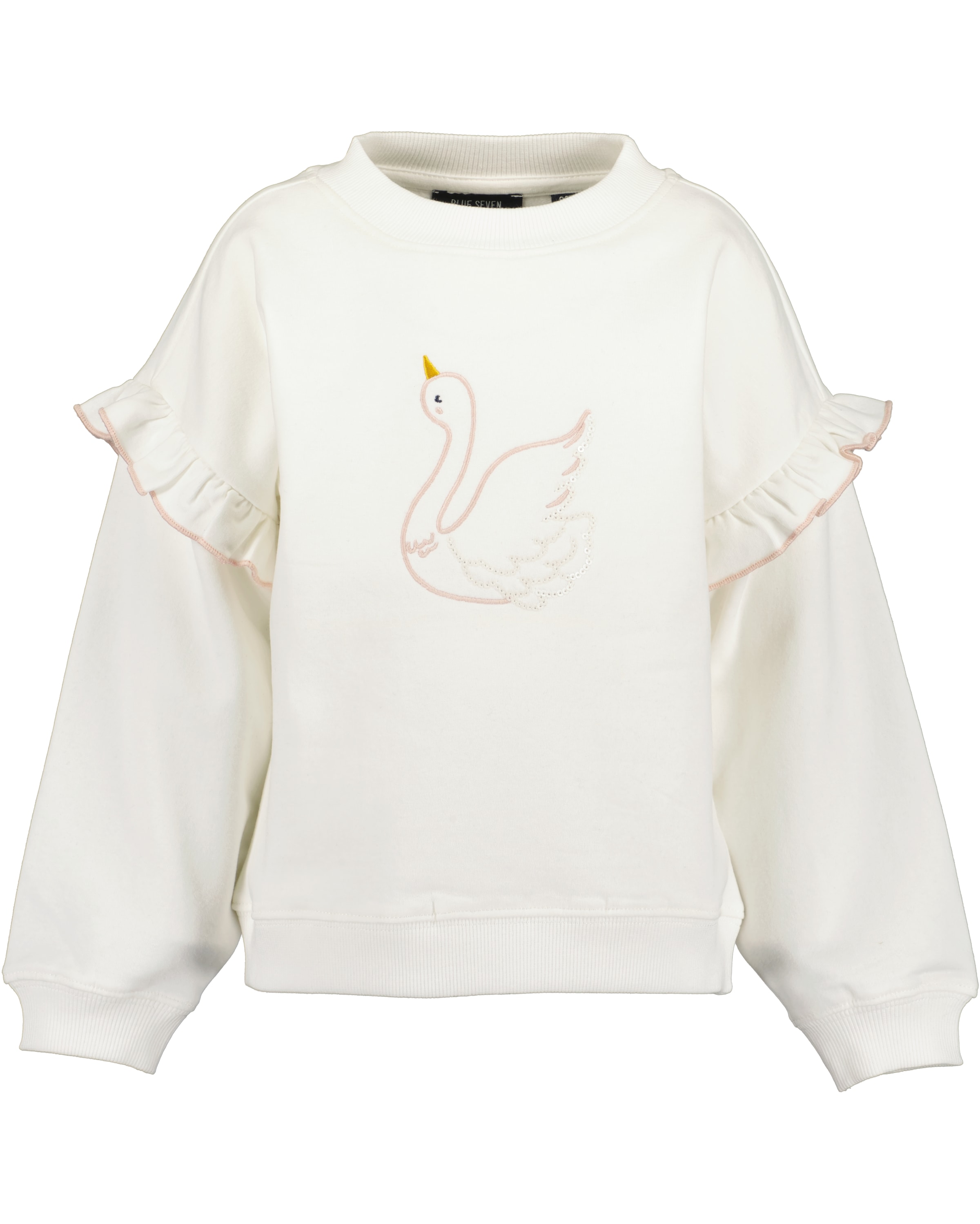 Image of Blue Seven Sweatshirt, mit süsser Stickerei